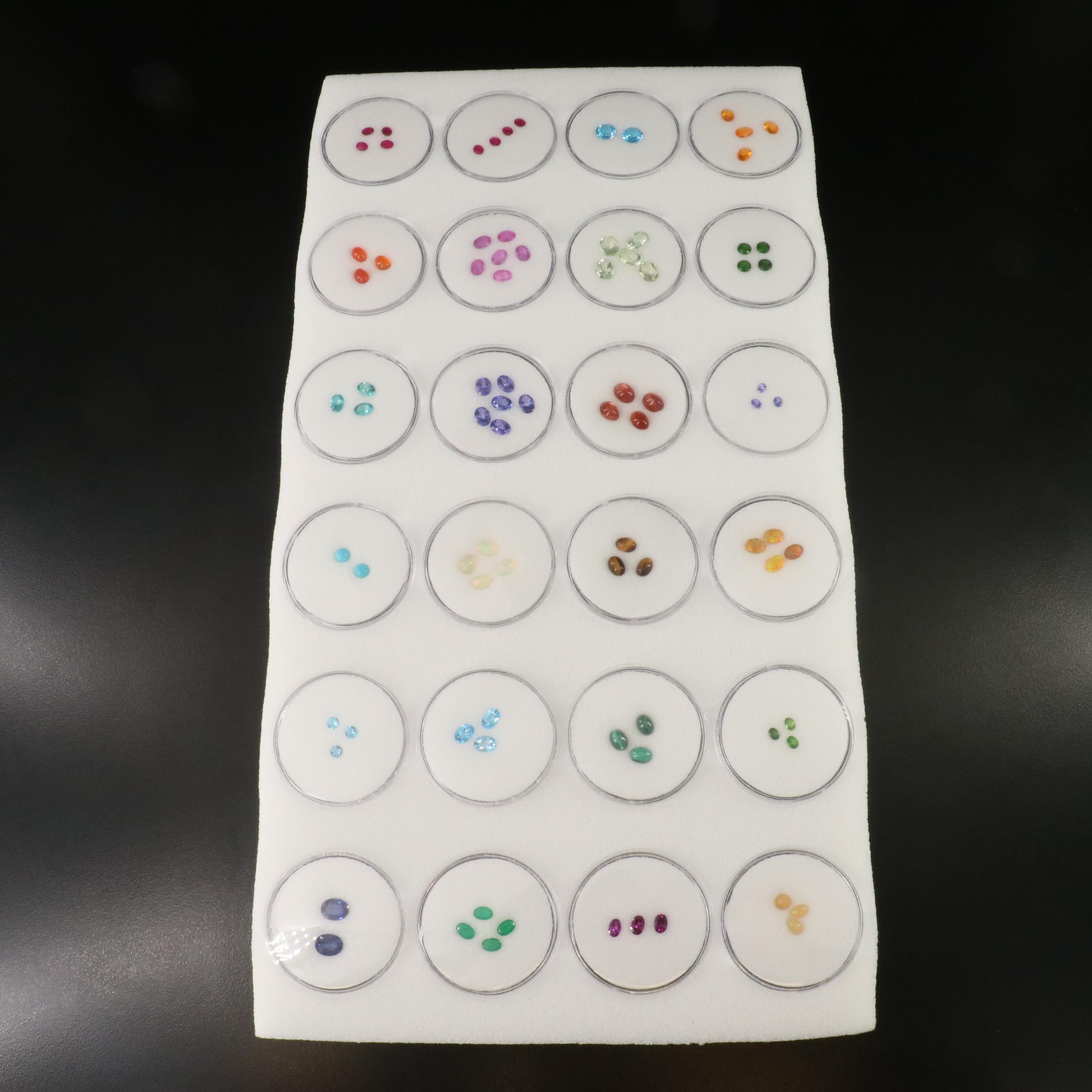 Loose Gemstone Collection Featuring Kyanite, Sunstone and Tanzanite