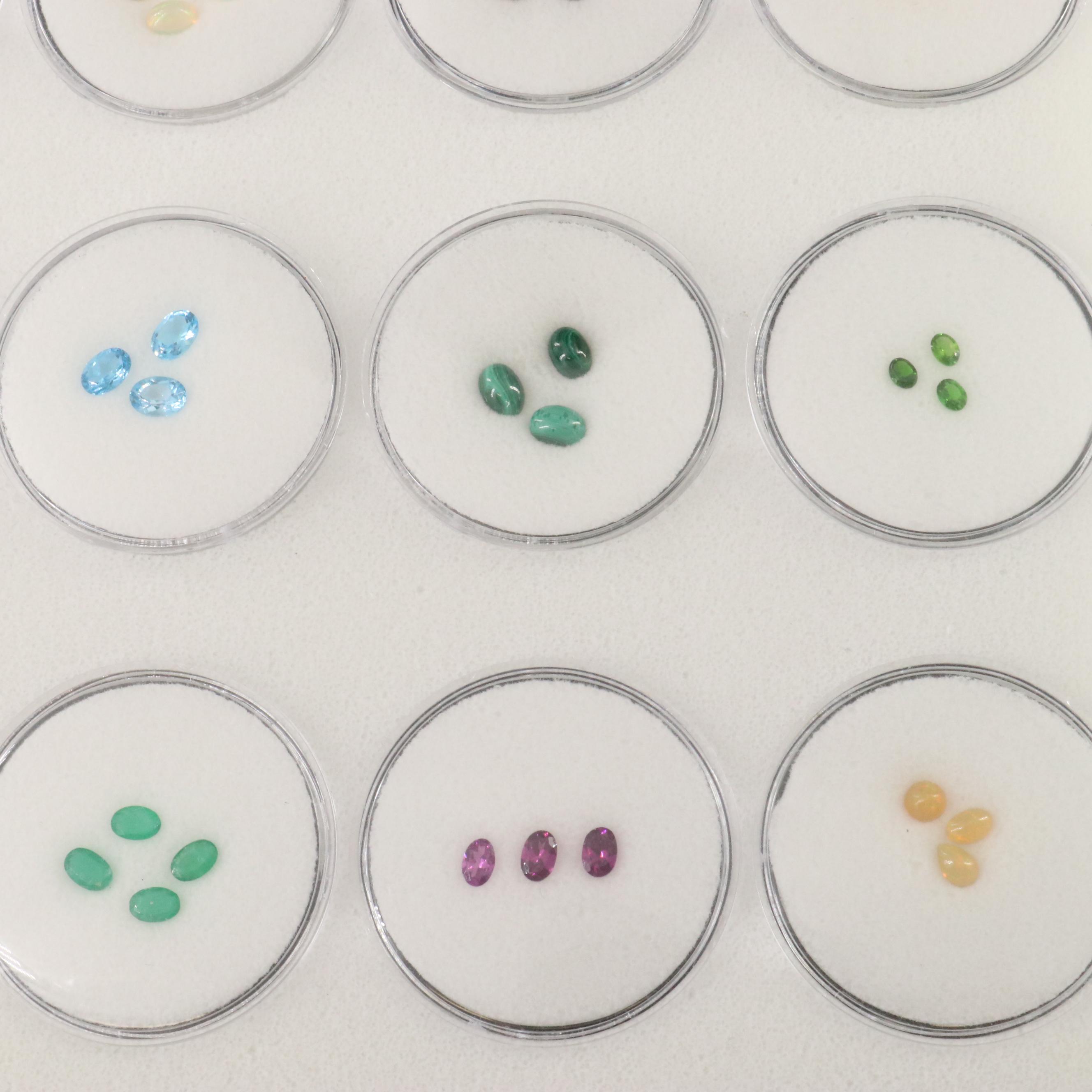 Loose Gemstone Collection Featuring Kyanite, Sunstone and Tanzanite