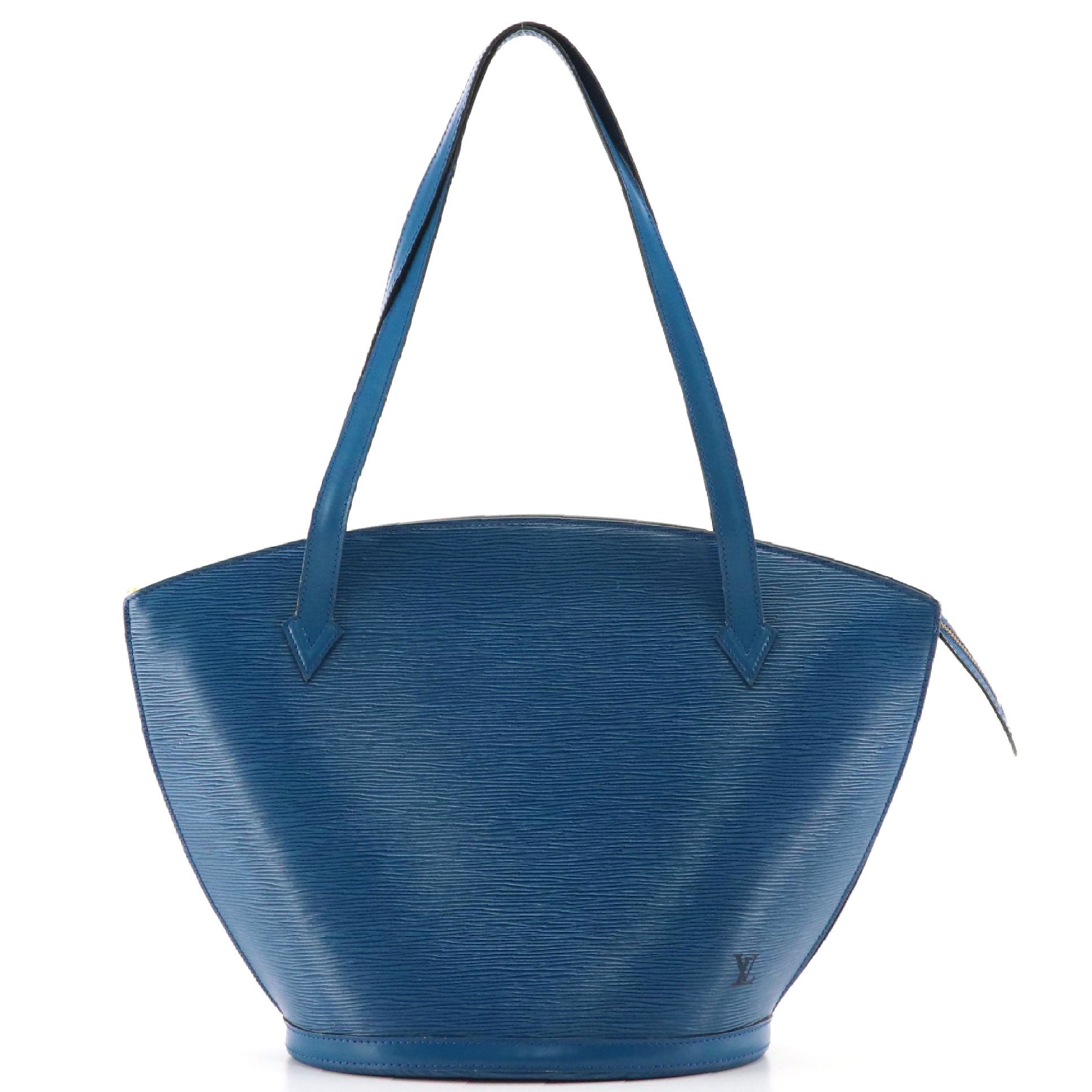 Louis Vuitton Saint Jacques GM Shoulder Bag in Toledo Blue Epi Leather