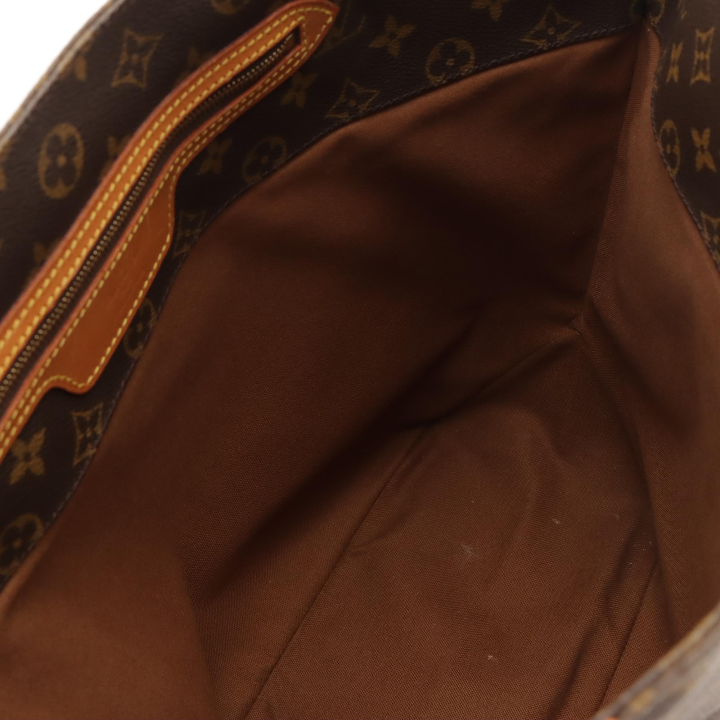 Louis Vuitton Sac Shopping Tote in Monogram Canvas and Vachetta Leather