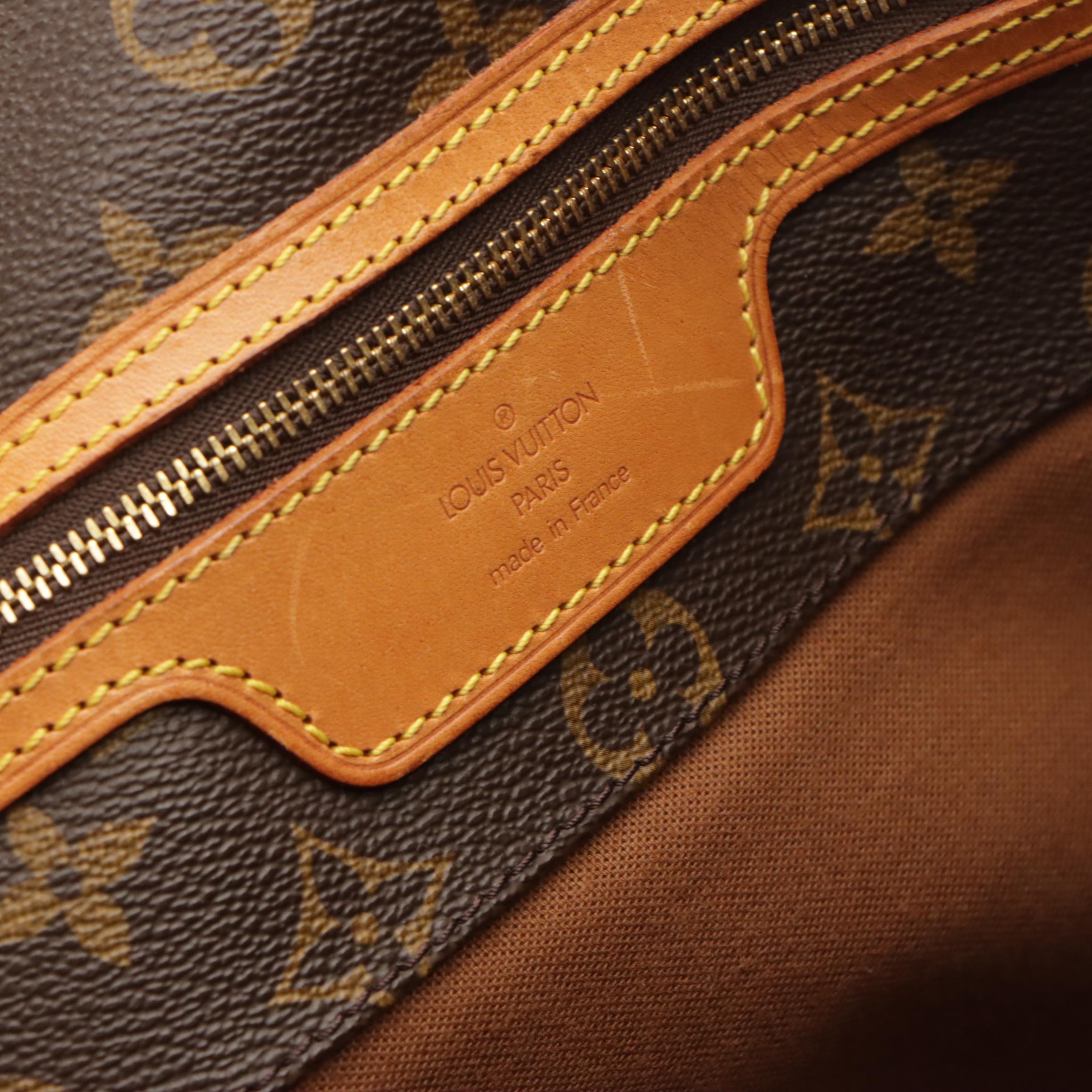 Louis Vuitton Sac Shopping Tote in Monogram Canvas and Vachetta Leather