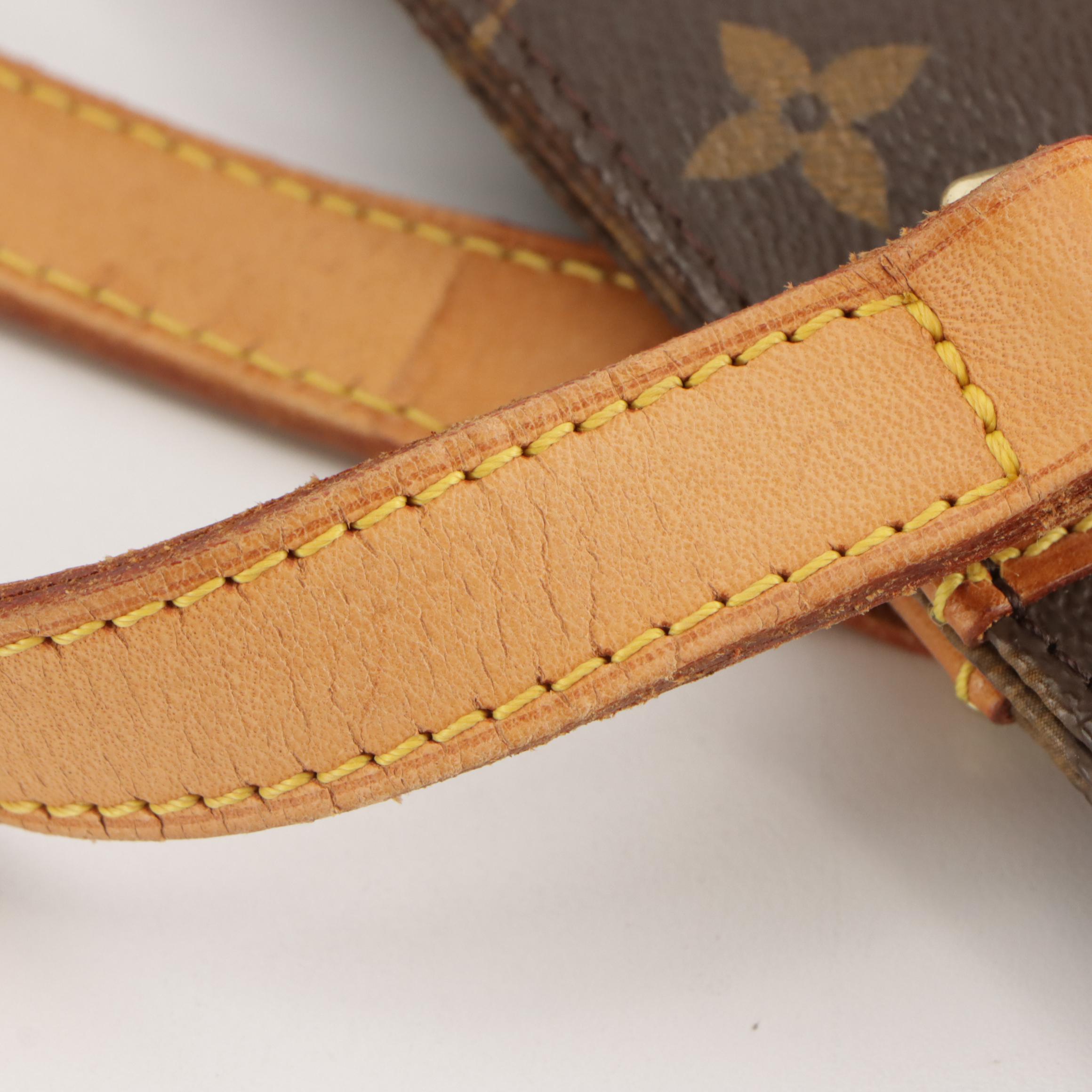 Louis Vuitton Sac Shopping Tote in Monogram Canvas and Vachetta Leather