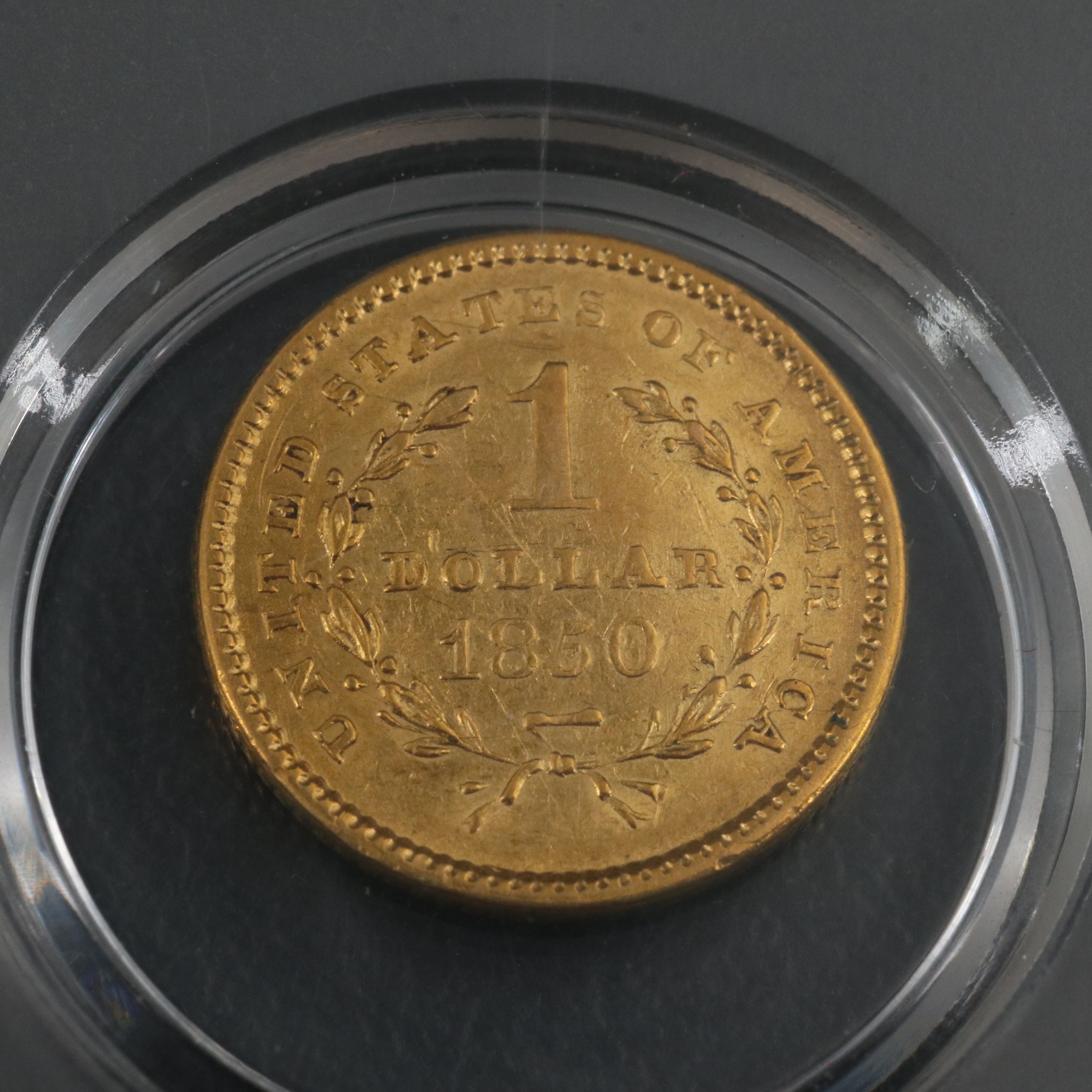 1850 Liberty Head Type I Gold Dollar