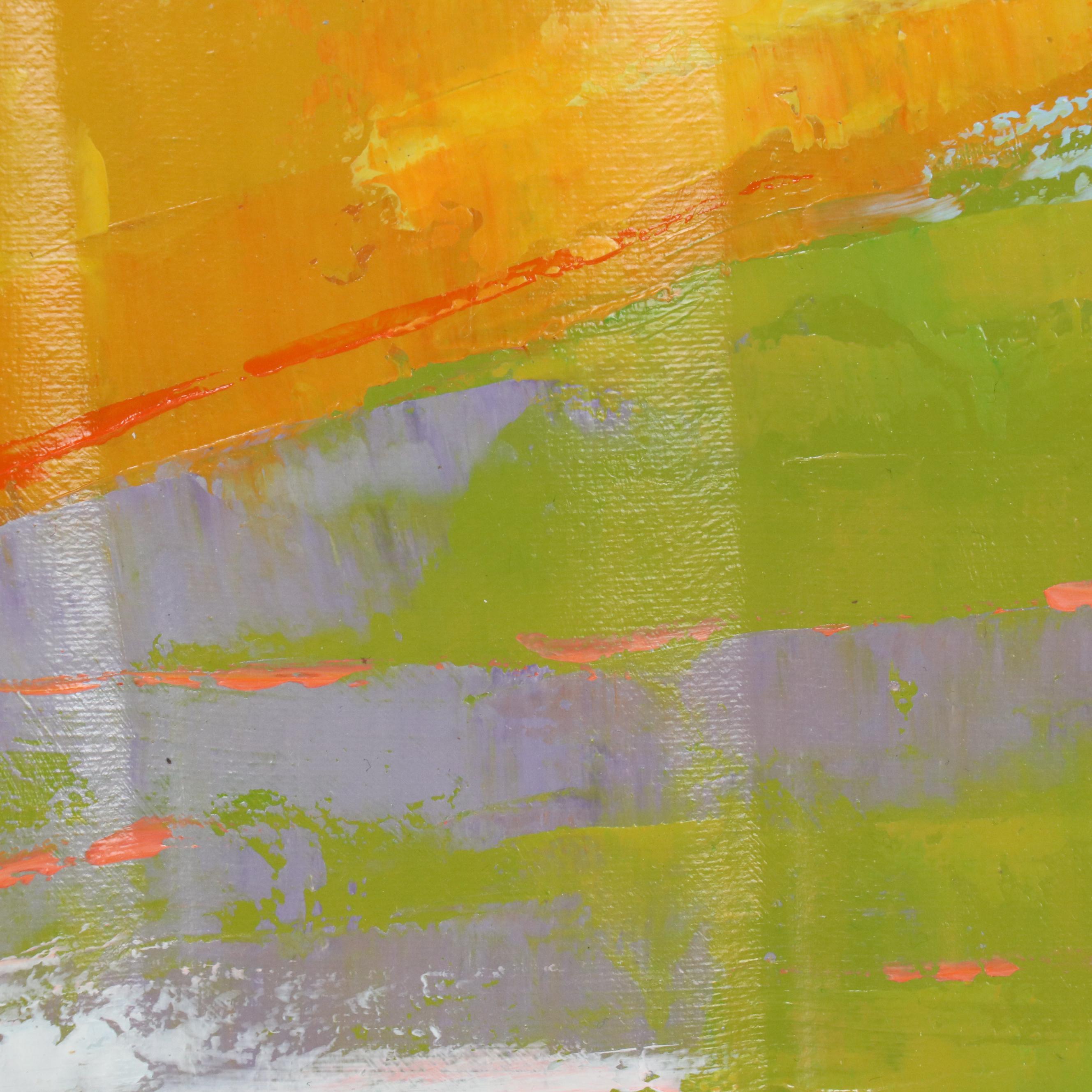 Zheng Stylized Landscape Oil Painting, 21st Century