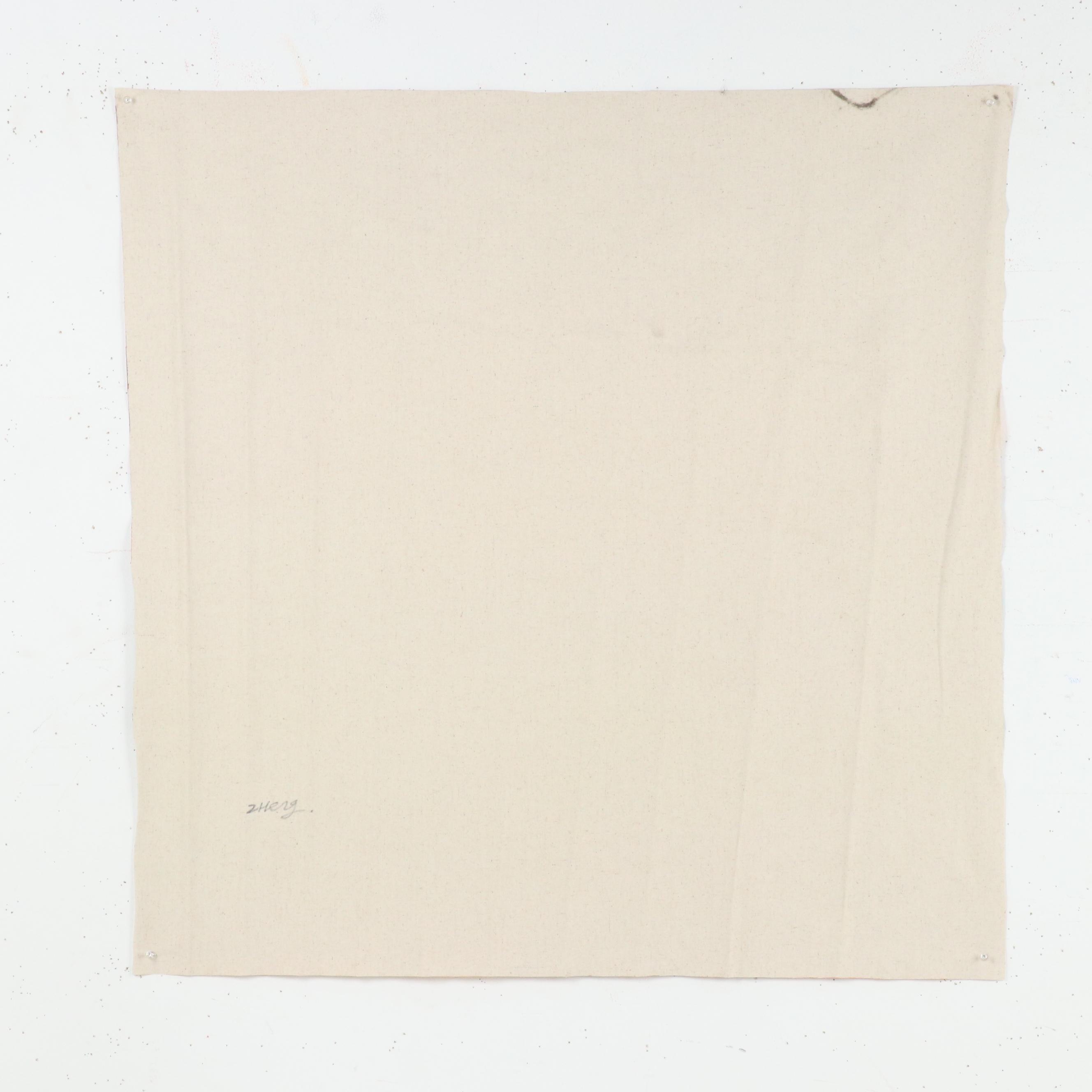 Zheng Stylized Landscape Oil Painting, 21st Century