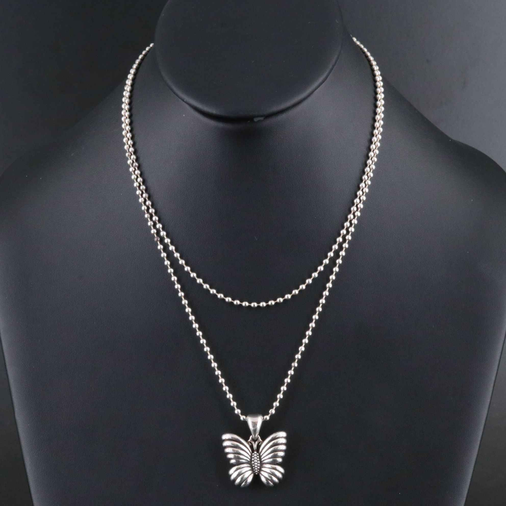 Lagos Rare Wonders Sterling Butterfly Necklace