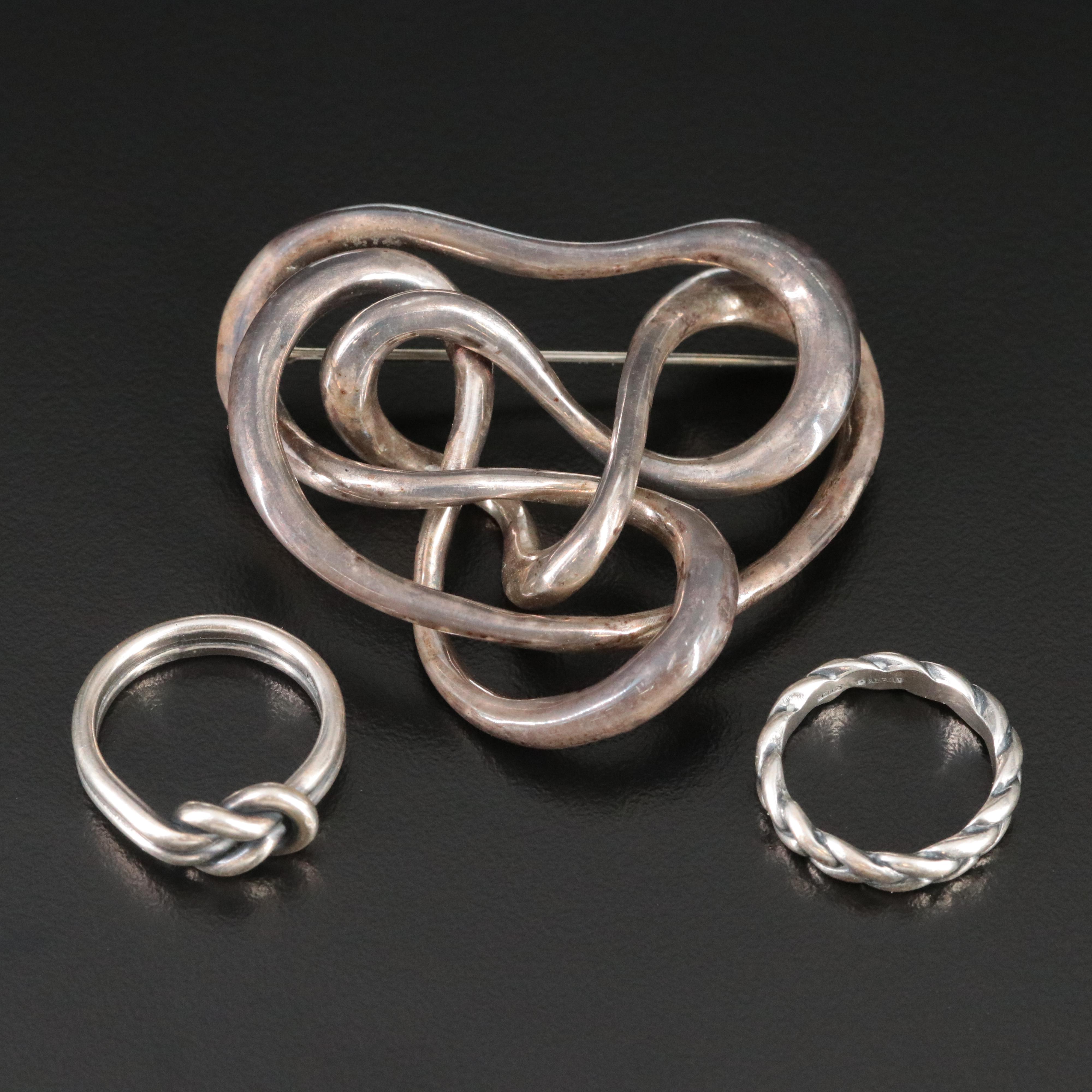 Angela Cummings and James Avery Brooch and Ring Collection