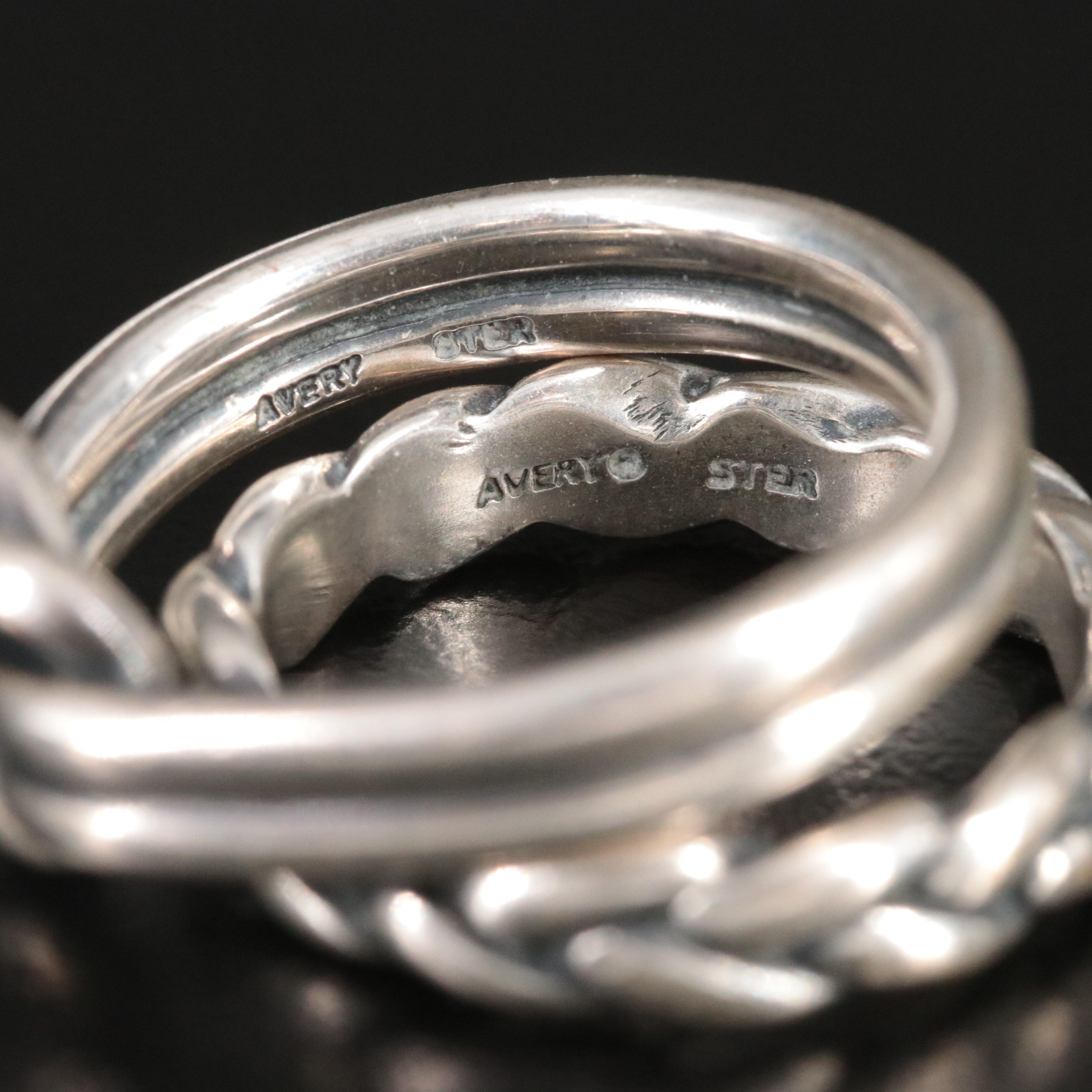 Angela Cummings and James Avery Brooch and Ring Collection