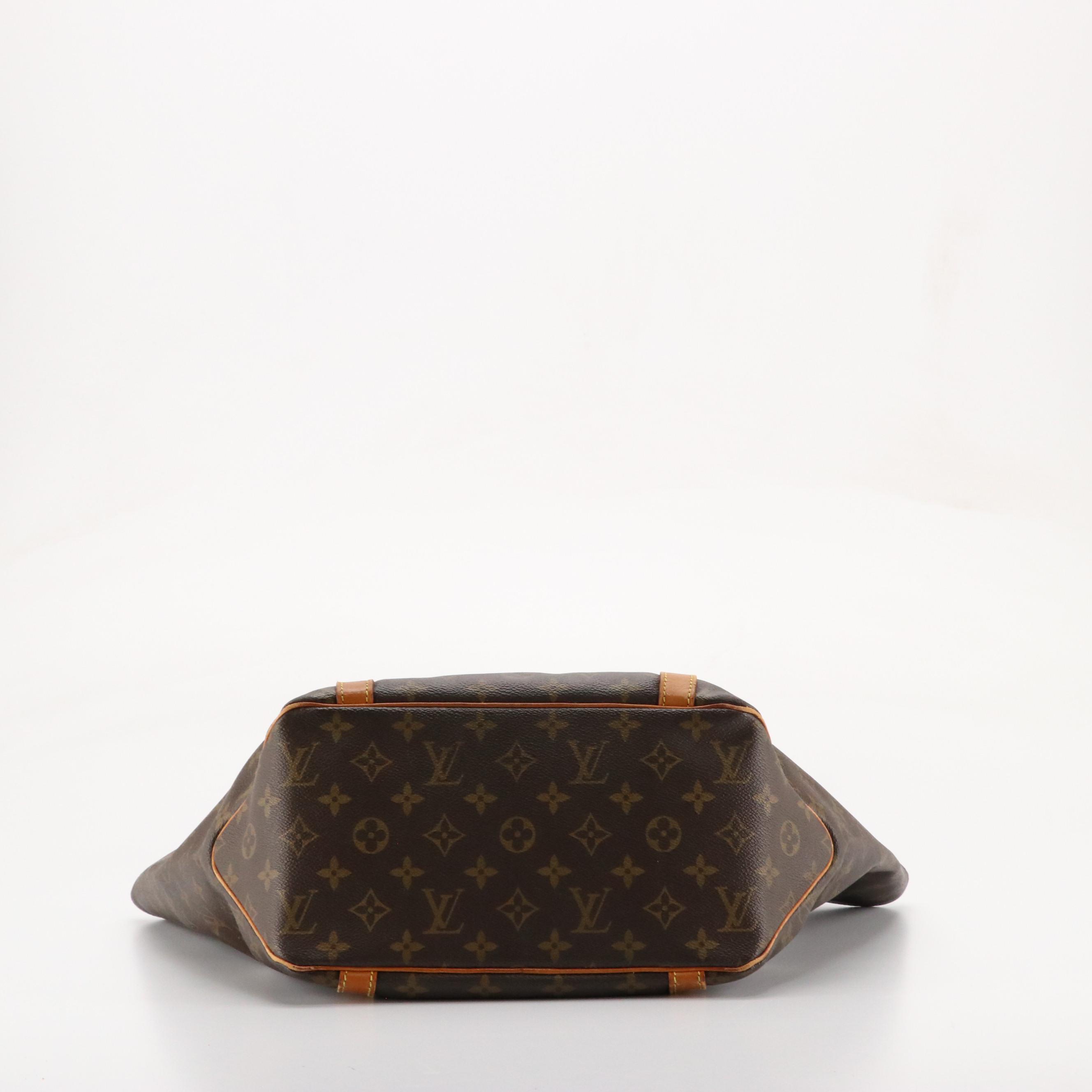 Louis Vuitton Sac Shopping Tote in Monogram Canvas and Vachetta Leather