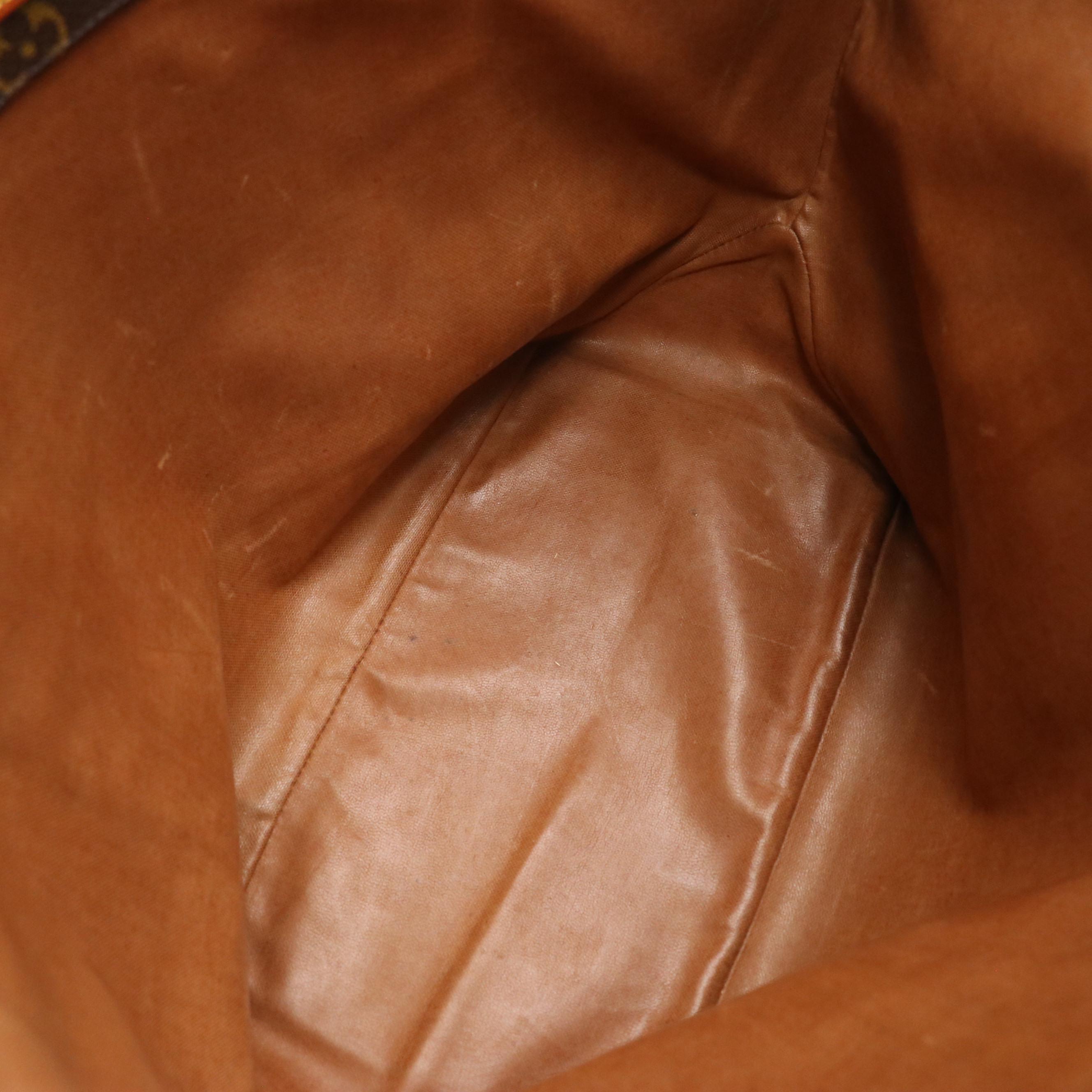 Louis Vuitton Sac Shopping Tote in Monogram Canvas and Vachetta Leather