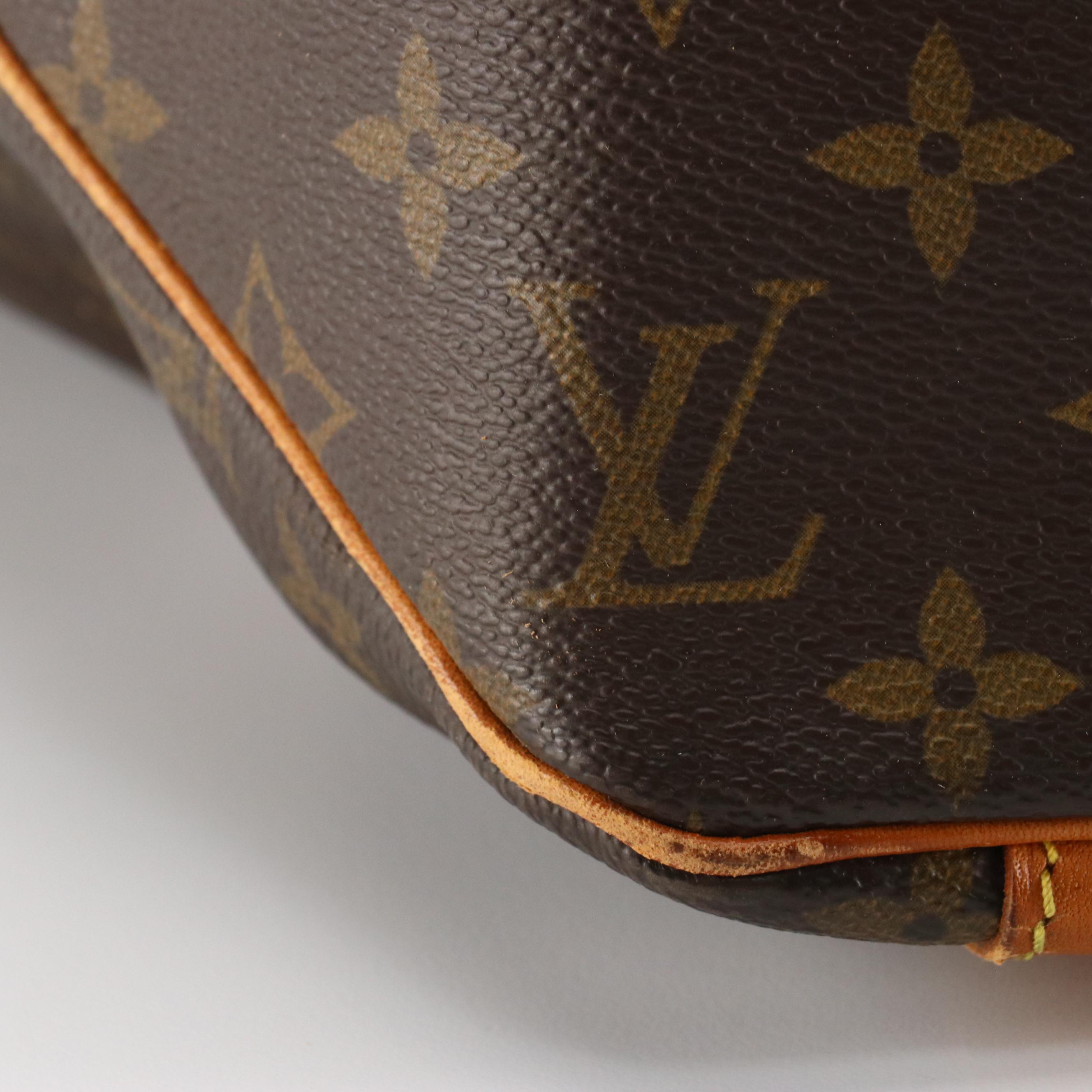 Louis Vuitton Sac Shopping Tote in Monogram Canvas and Vachetta Leather