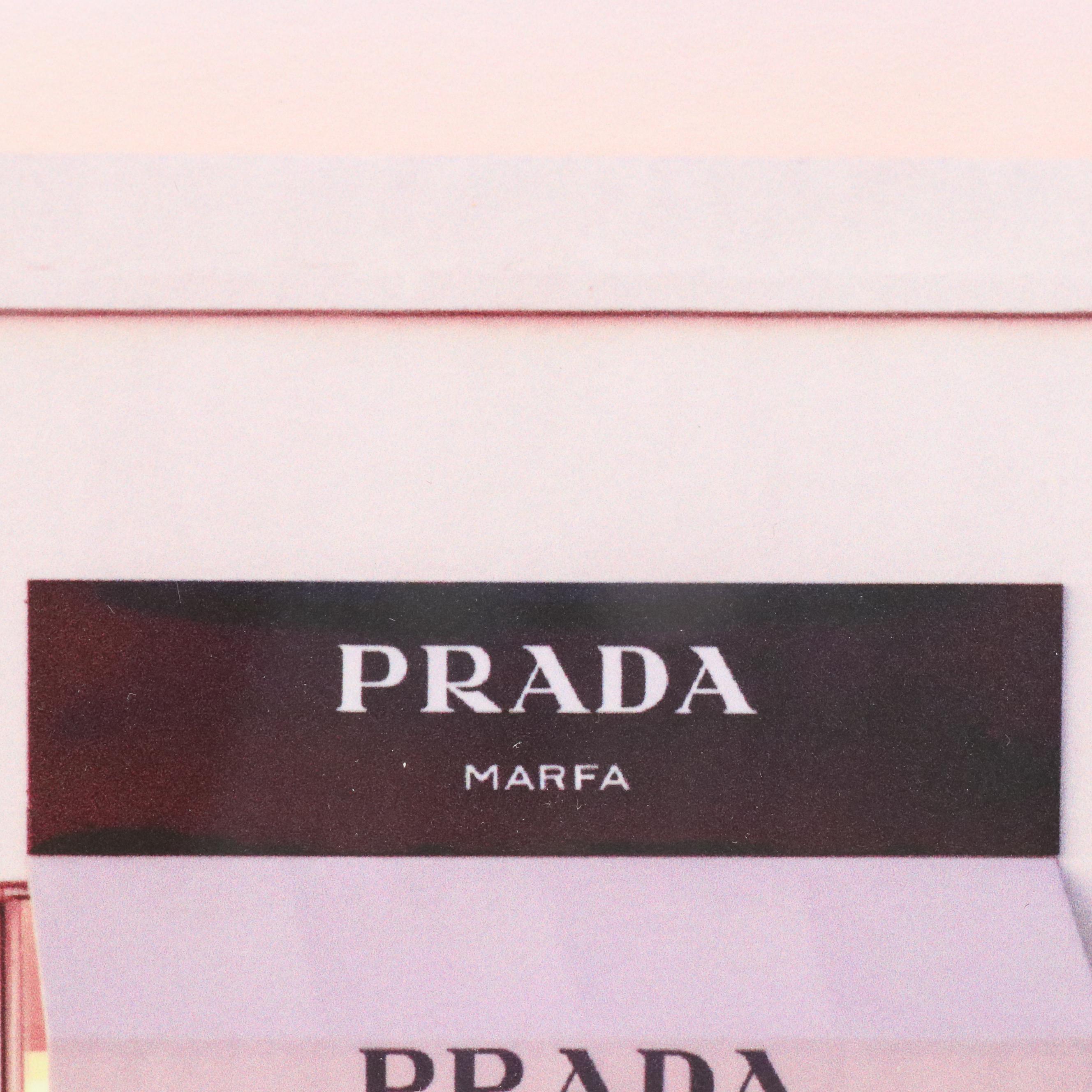 Giclée Depicting Prada Marfa Installation, Texas