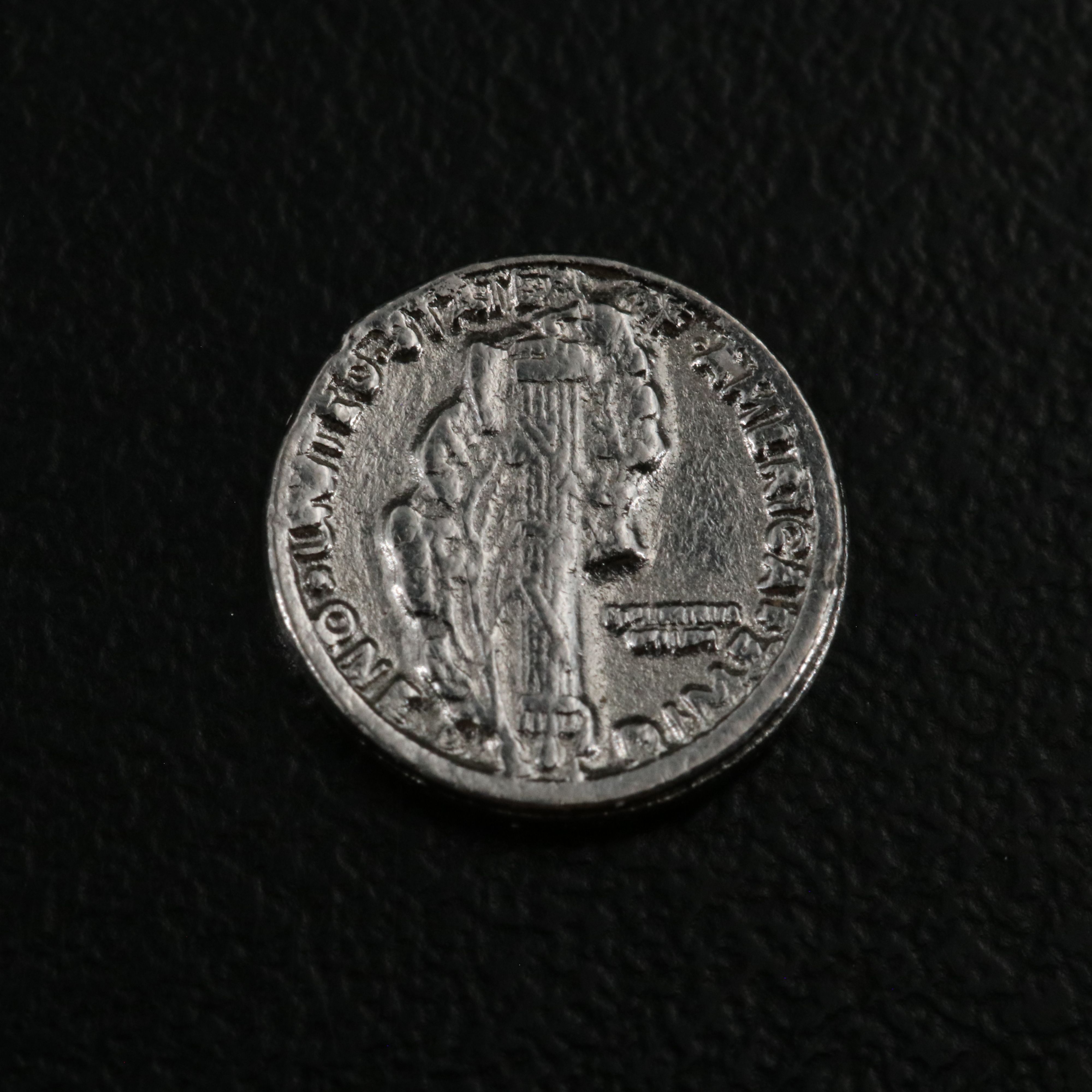 Nine Miniature Fine Silver Morgan Dollar Replicas and More