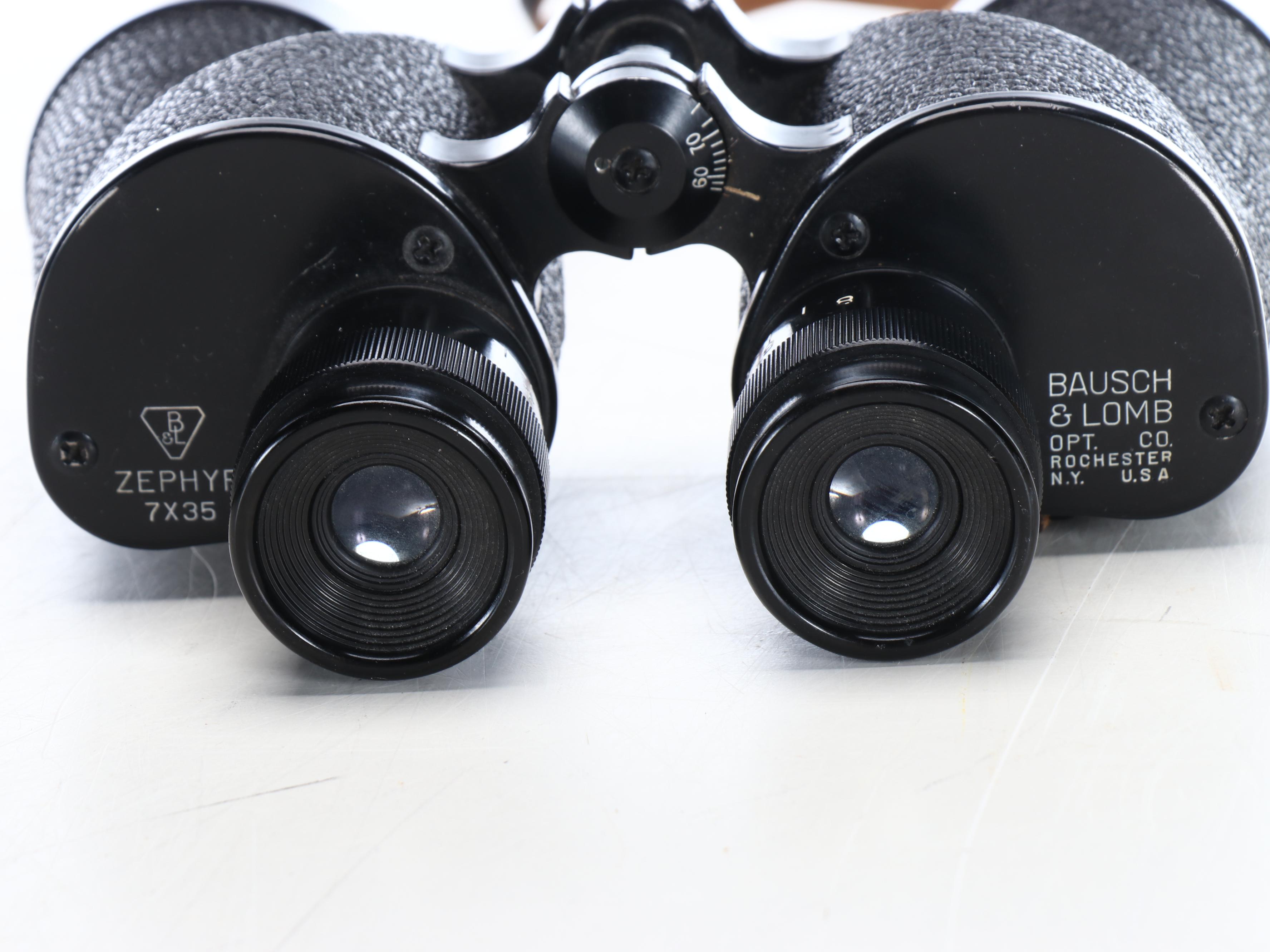 Minolta 7000 Maxxum SLR with Bausch & Lomb Binoculars and More Accessories