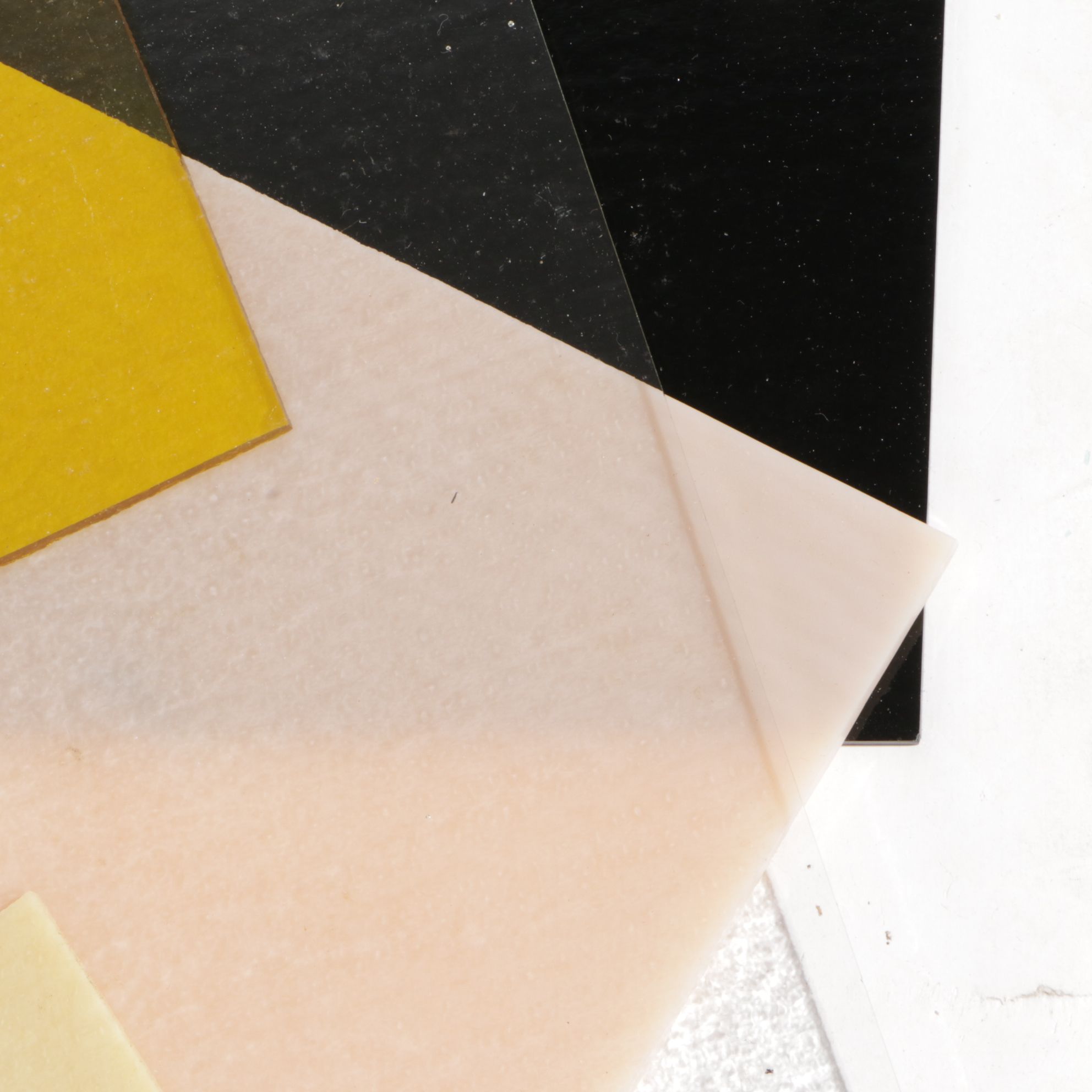 Clear, Granite Texture & Other Art Glass Sheets and Scraps