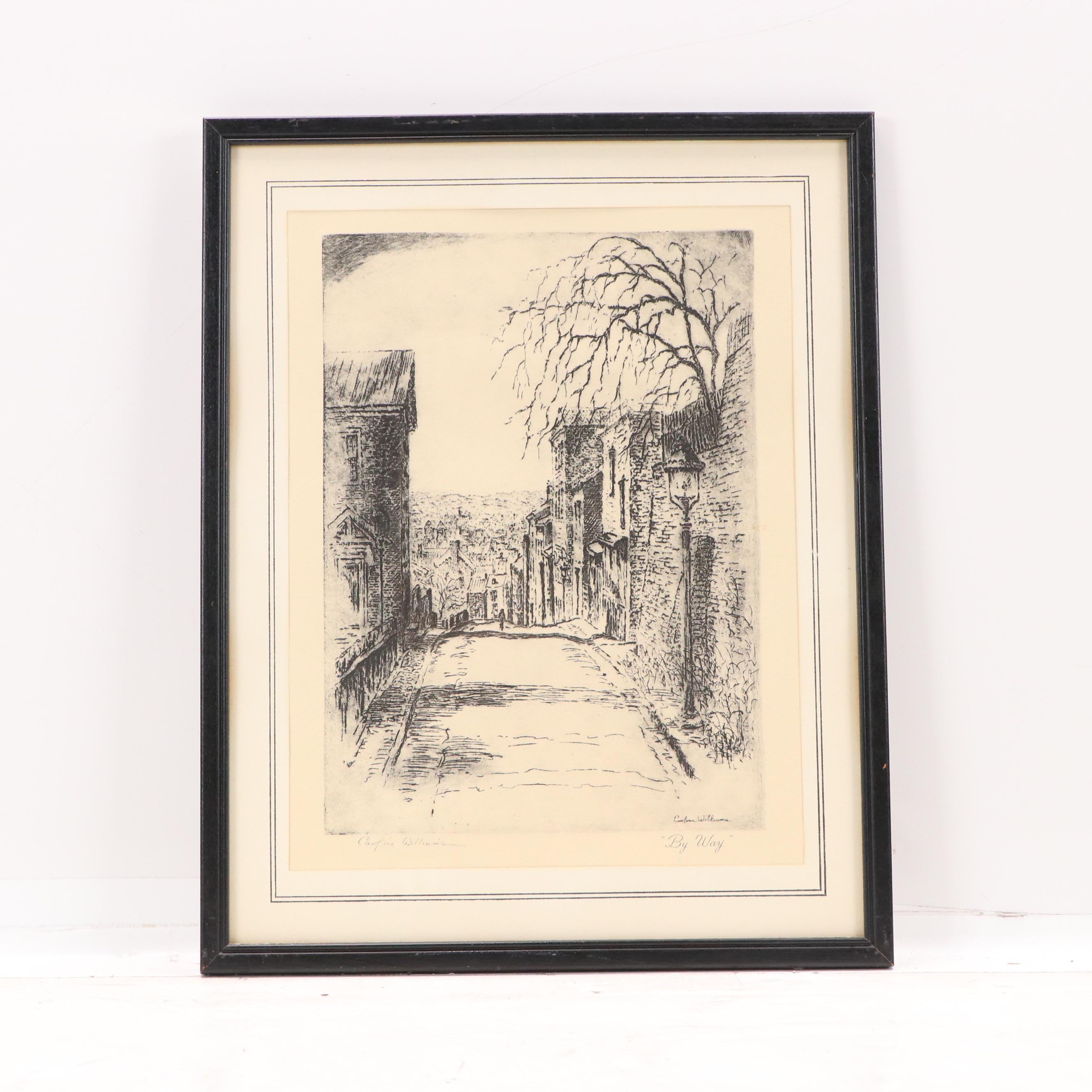 Halftone Prints After Caroline Williams "By Way" and More, 1961 - 1962