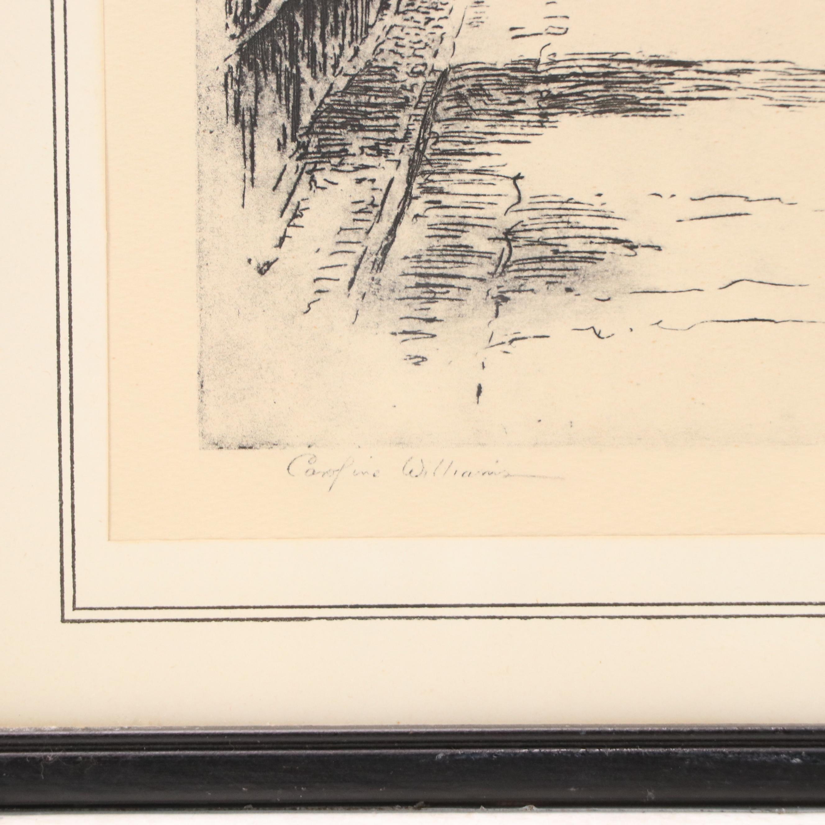 Halftone Prints After Caroline Williams "By Way" and More, 1961 - 1962