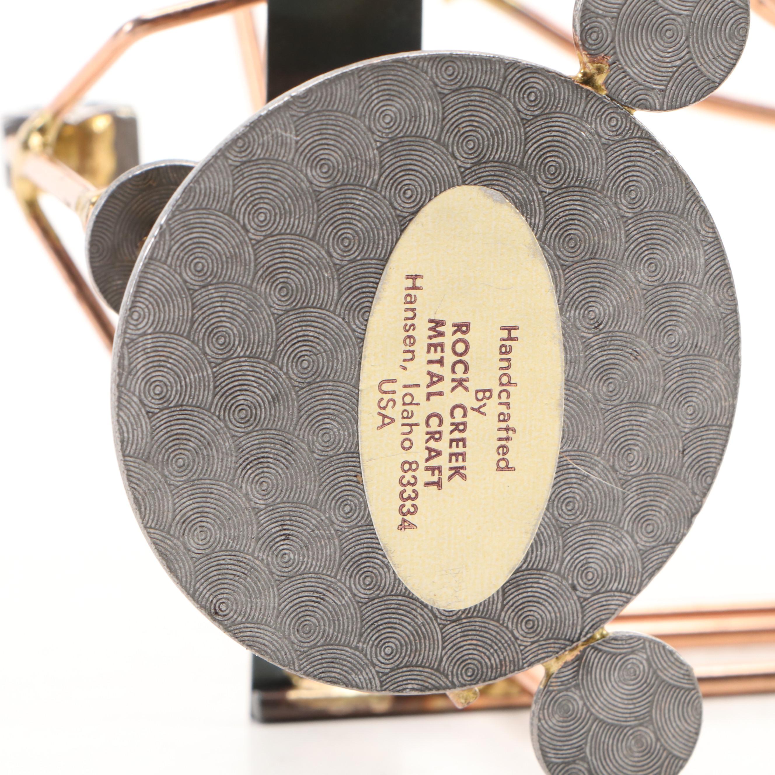 Welded Washer, Nut and Bolt Musicians with Wire Jointed Metal Carnevale Jester