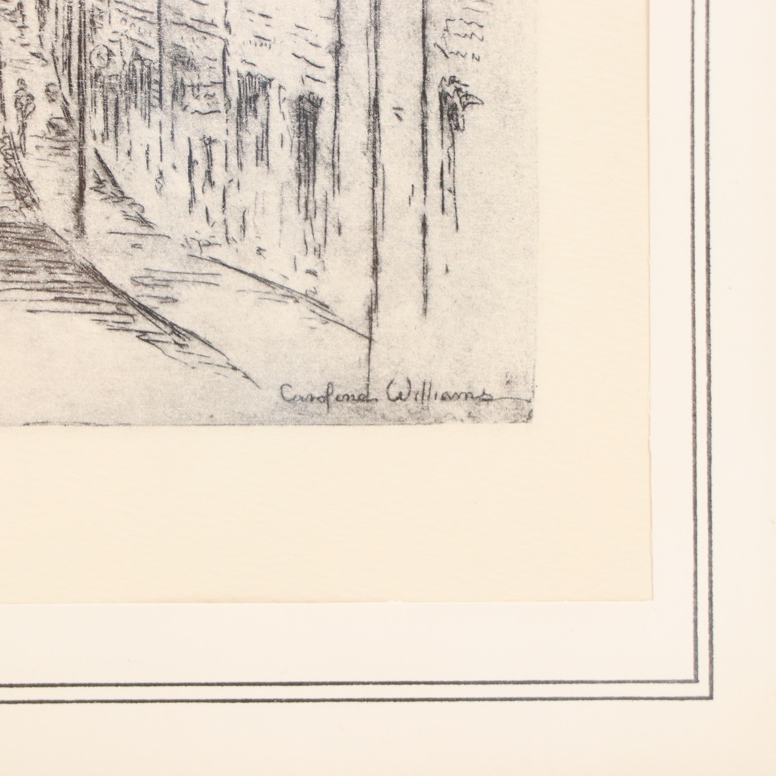 Halftone Prints After Caroline Williams "By Way" and More, 1961 - 1962