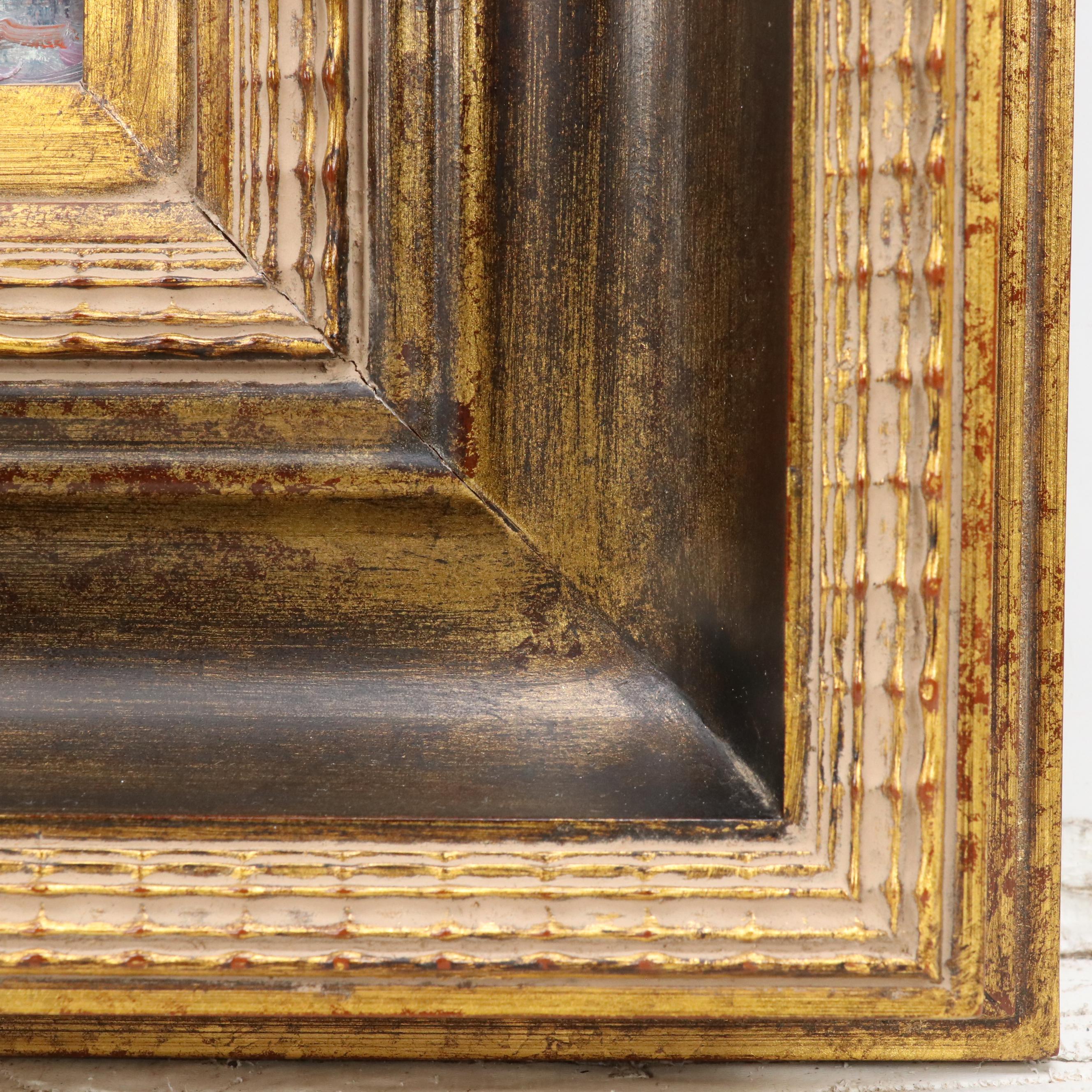 Morgan (Sun-Ki Back) Oil Painting of Venetian Canal Scene , 21st Century