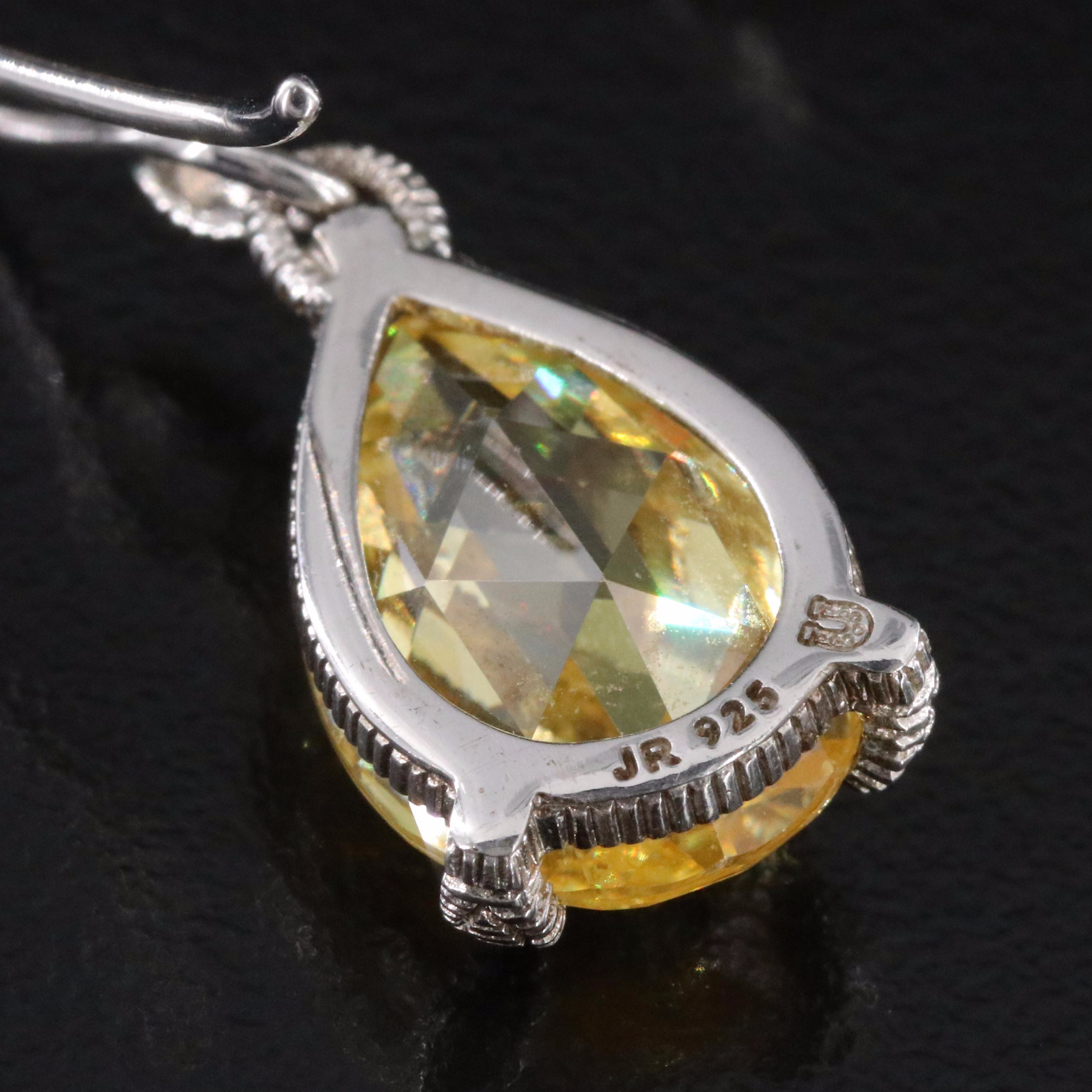 Judith Ripka Sterling CZ Earrings