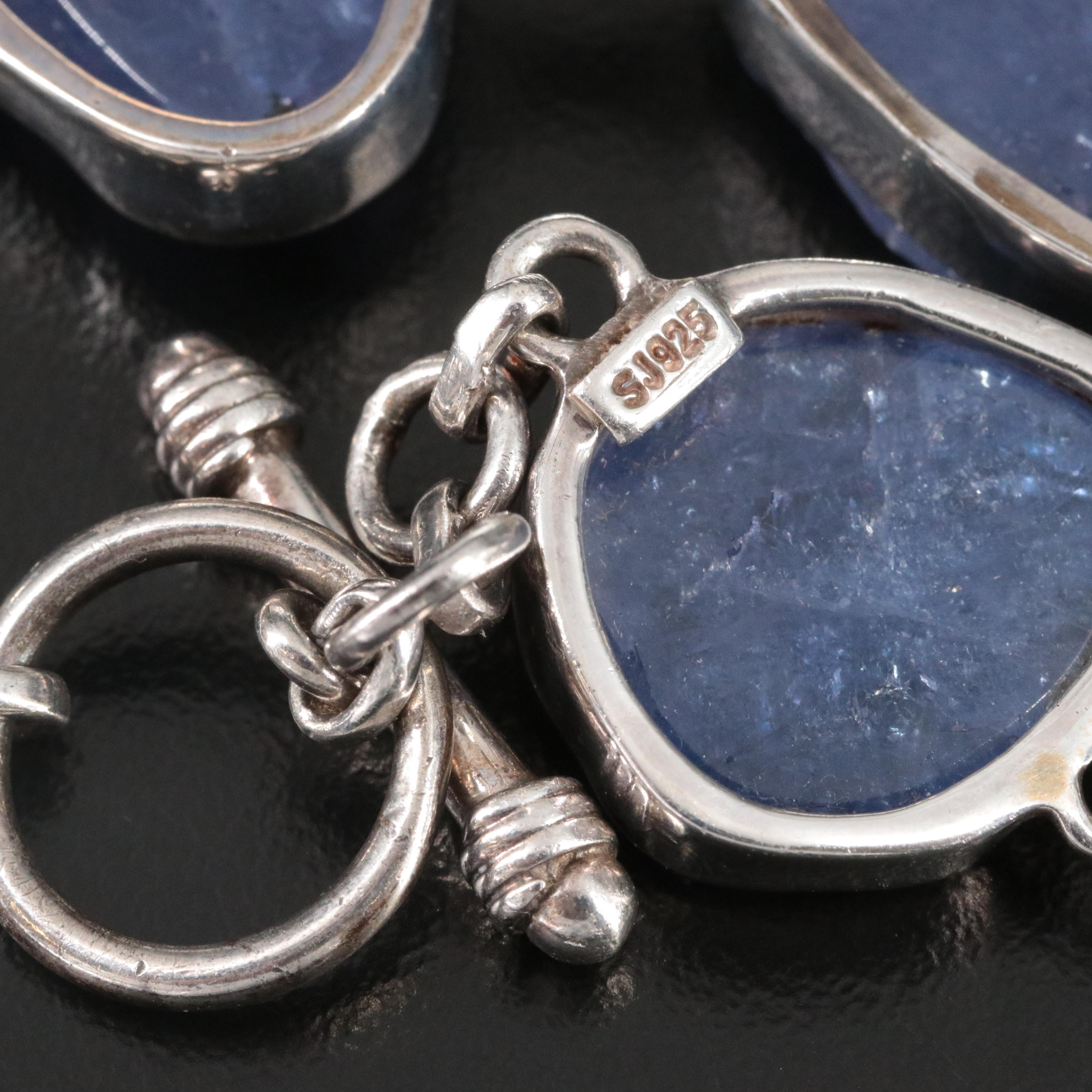 Sterling Tanzanite Bracelet