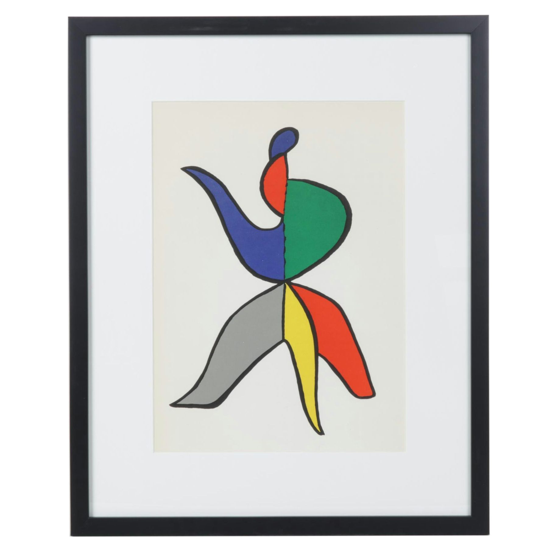 Alexander Calder Color Lithograph for "Derrière le Miroir," 1963