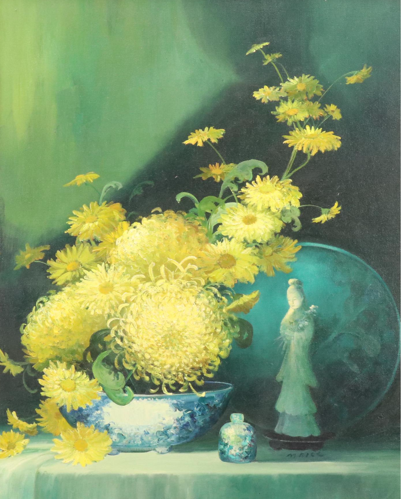 Margaret Rice Floral Still Life Oil Painting