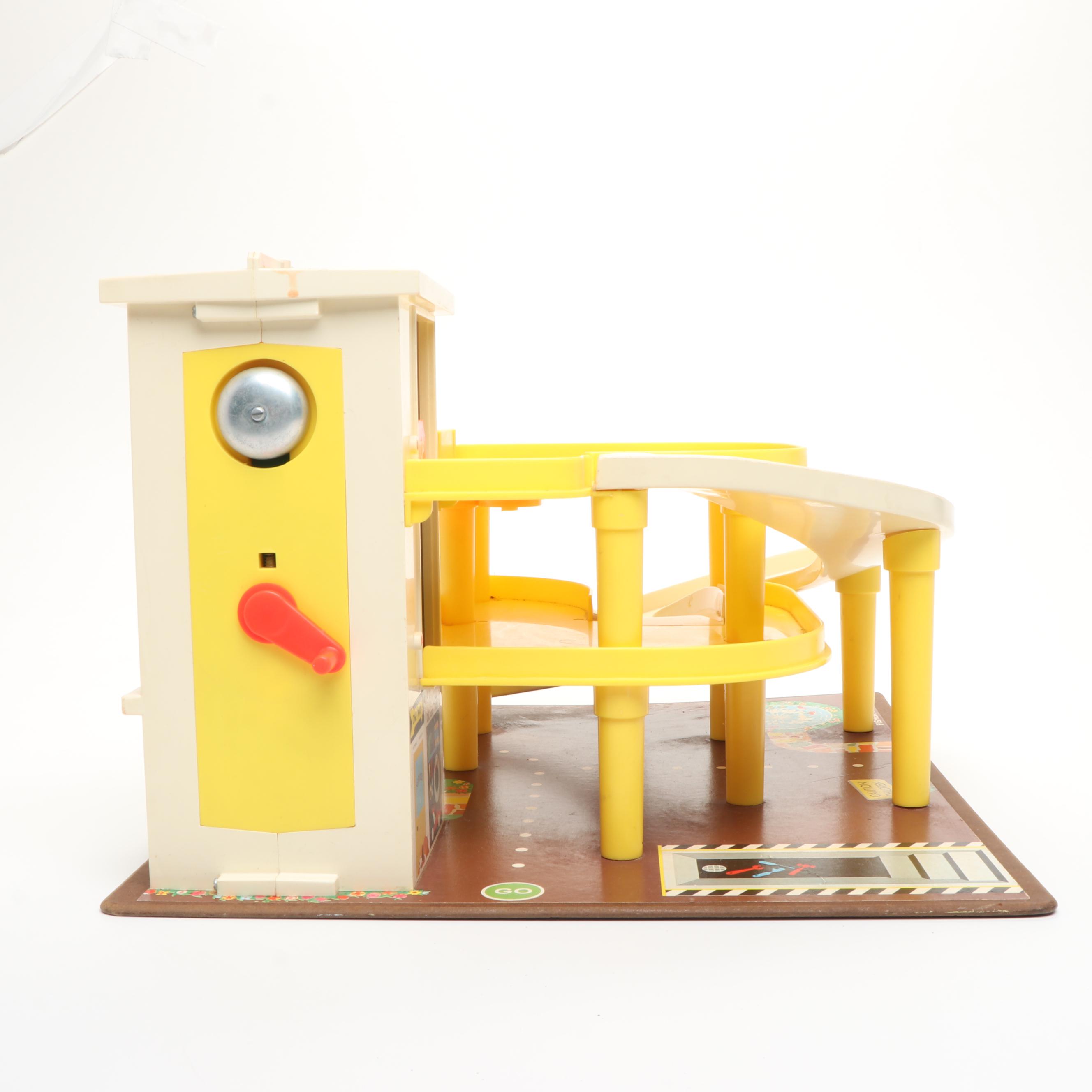 Fisher-Price Parking Ramp Service Center Toy Set, Late 20th Century