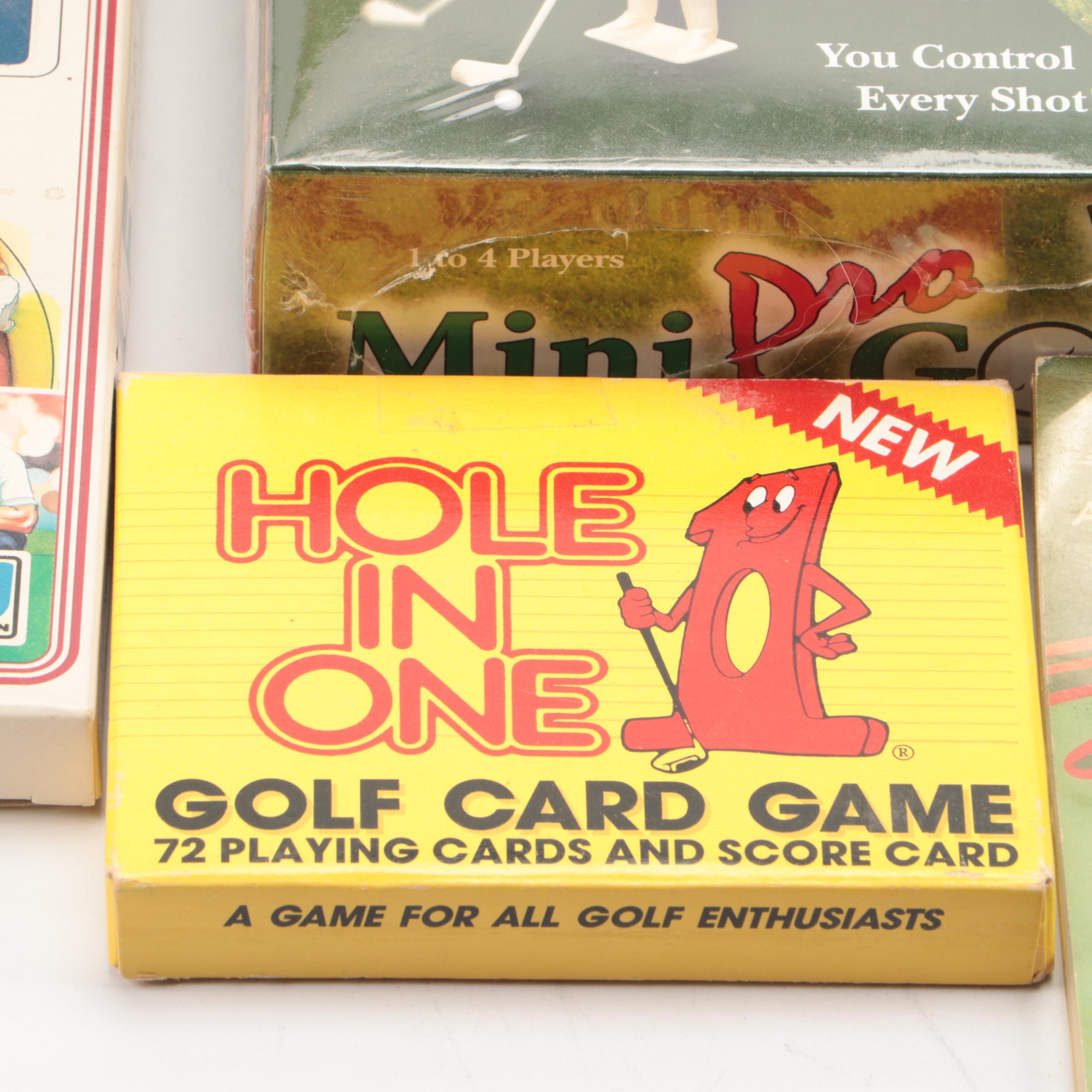 "Shake-A-Round", "Hole In One", "Skins", and More Golf Themed Board Games