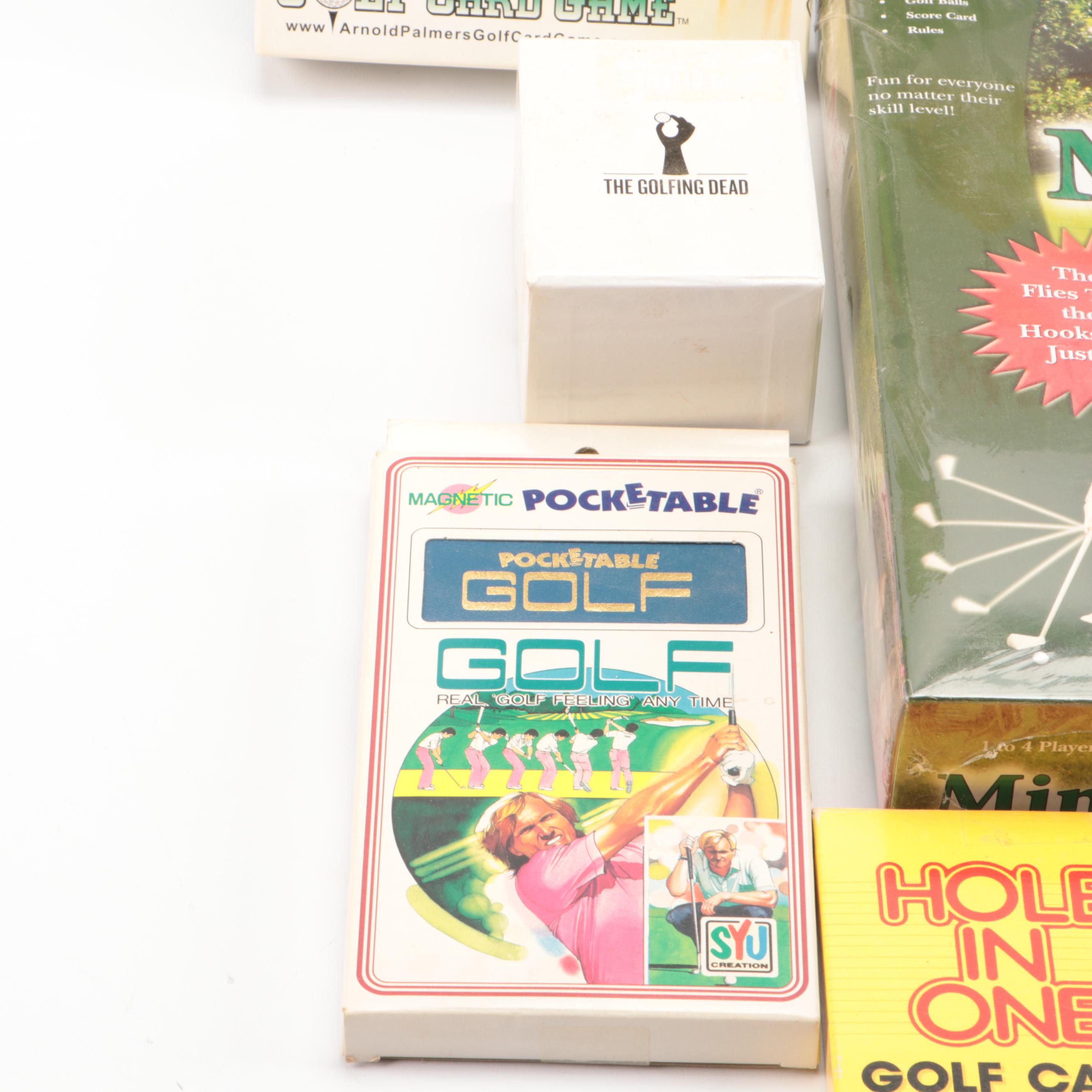 "Shake-A-Round", "Hole In One", "Skins", and More Golf Themed Board Games
