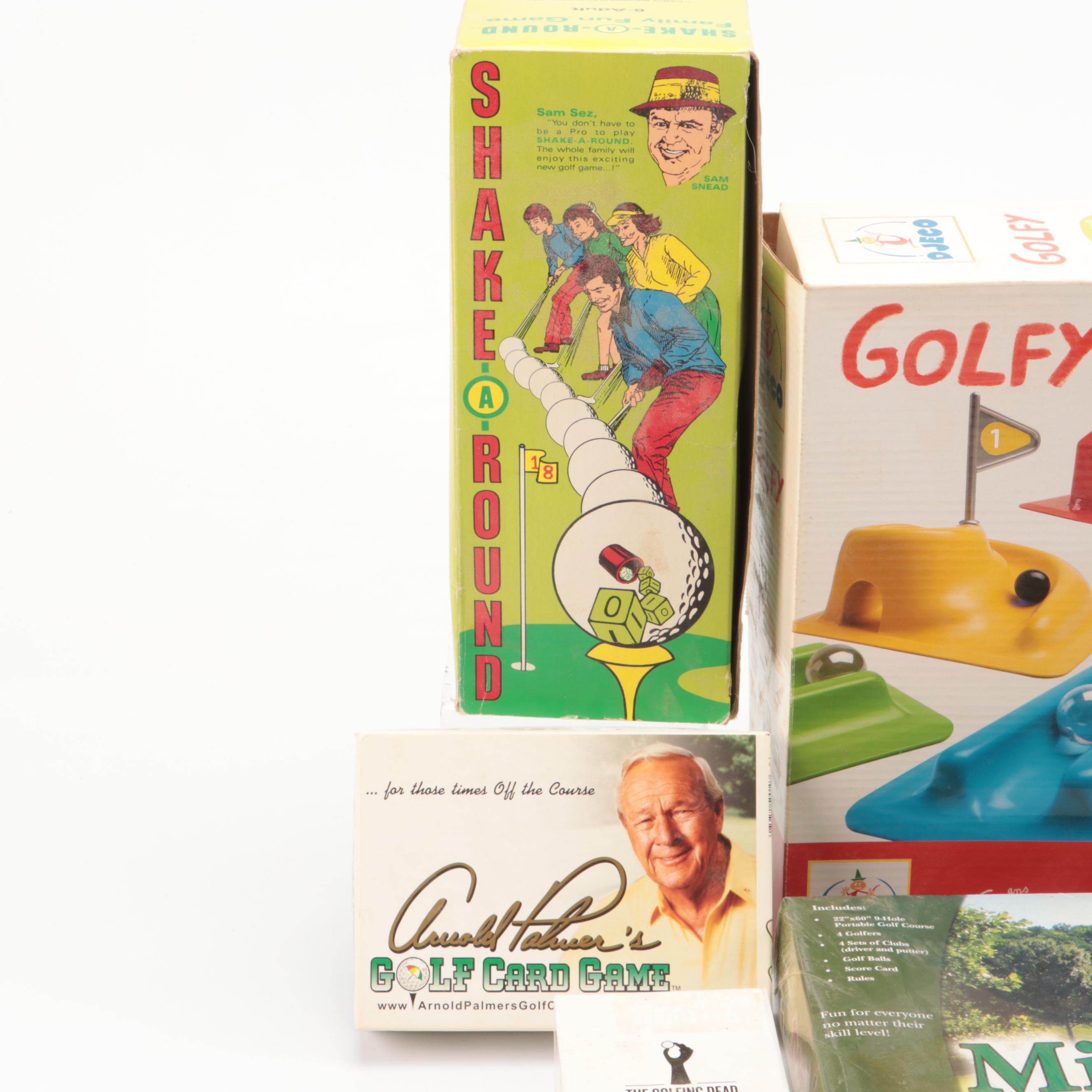 "Shake-A-Round", "Hole In One", "Skins", and More Golf Themed Board Games