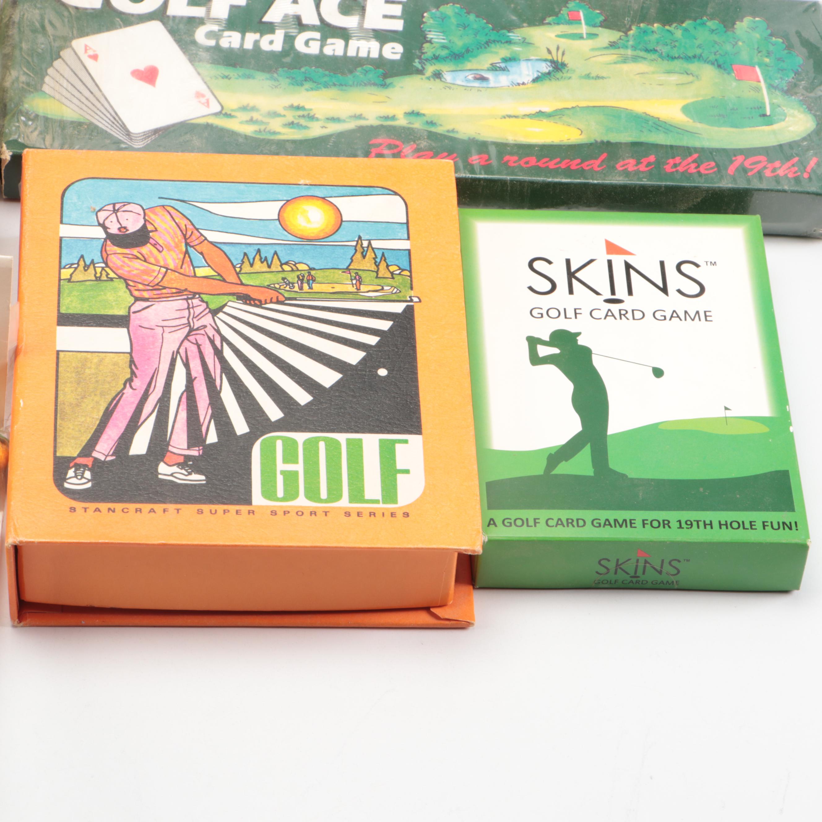 "Shake-A-Round", "Hole In One", "Skins", and More Golf Themed Board Games