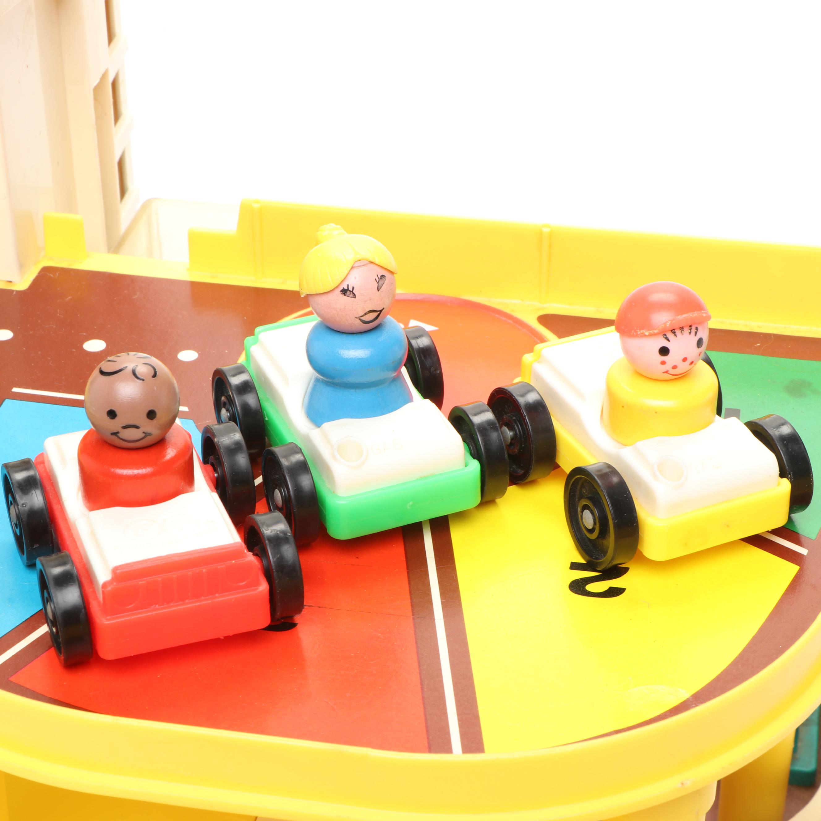 Fisher-Price Parking Ramp Service Center Toy Set, Late 20th Century