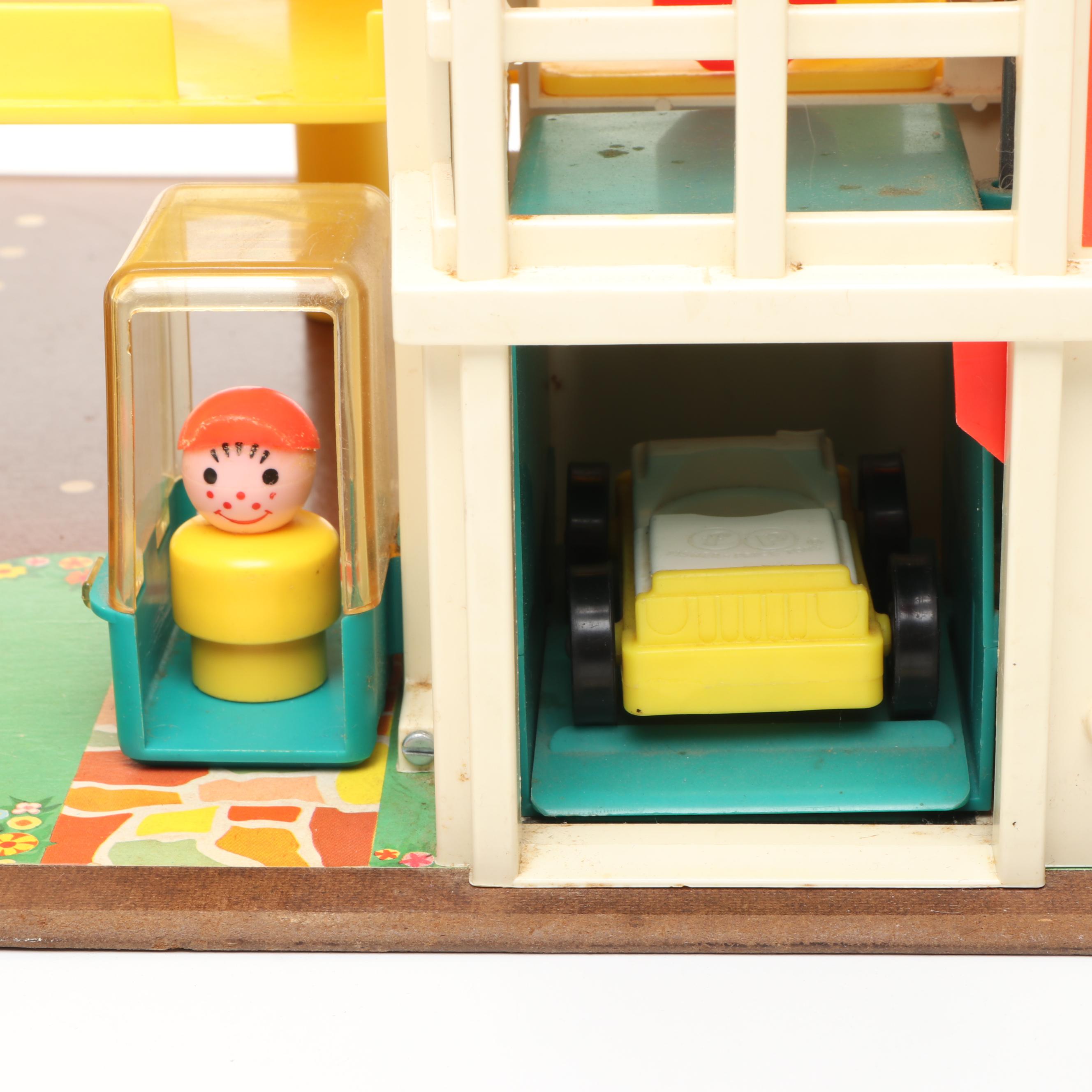 Fisher-Price Parking Ramp Service Center Toy Set, Late 20th Century