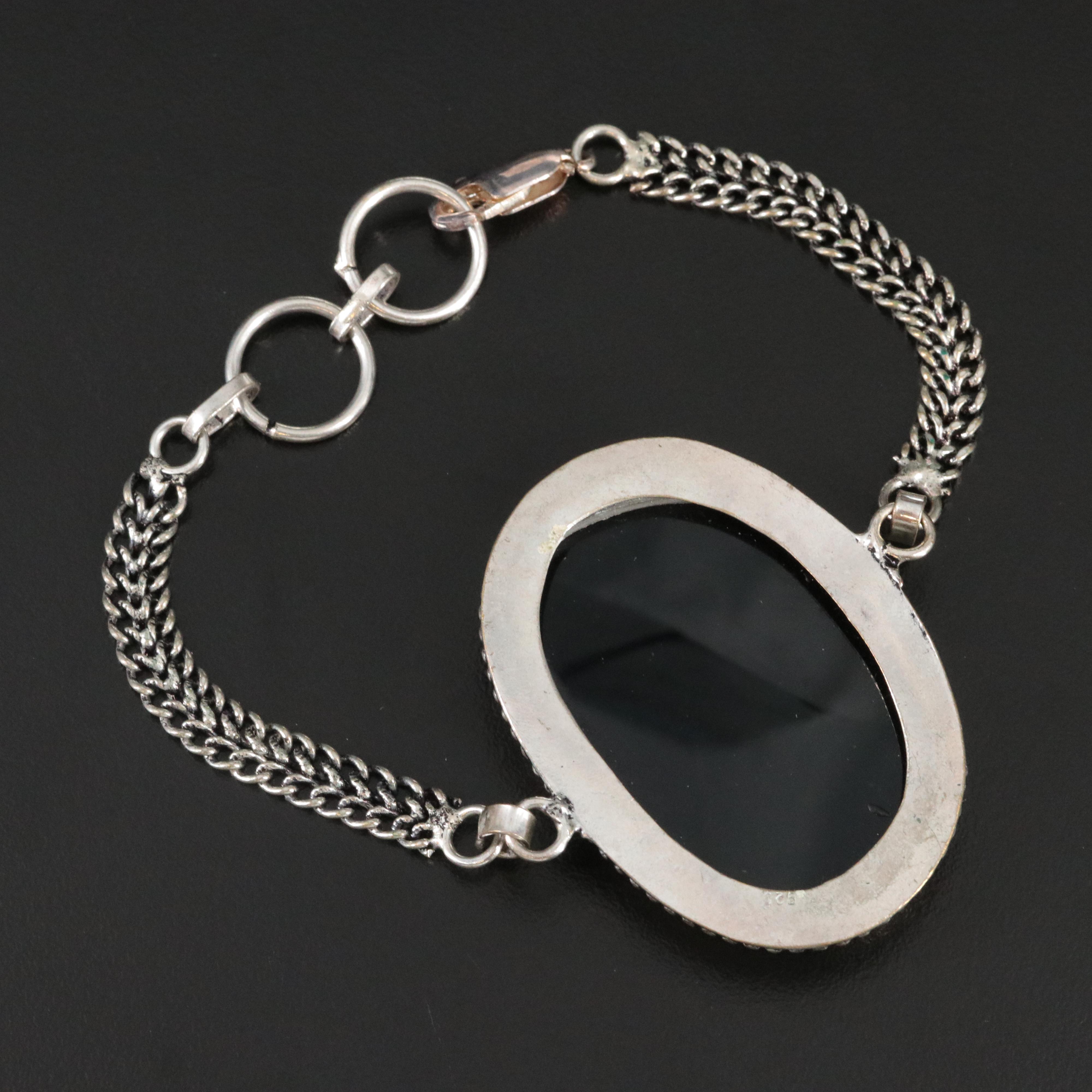 Sterling Black Onyx Bracelet