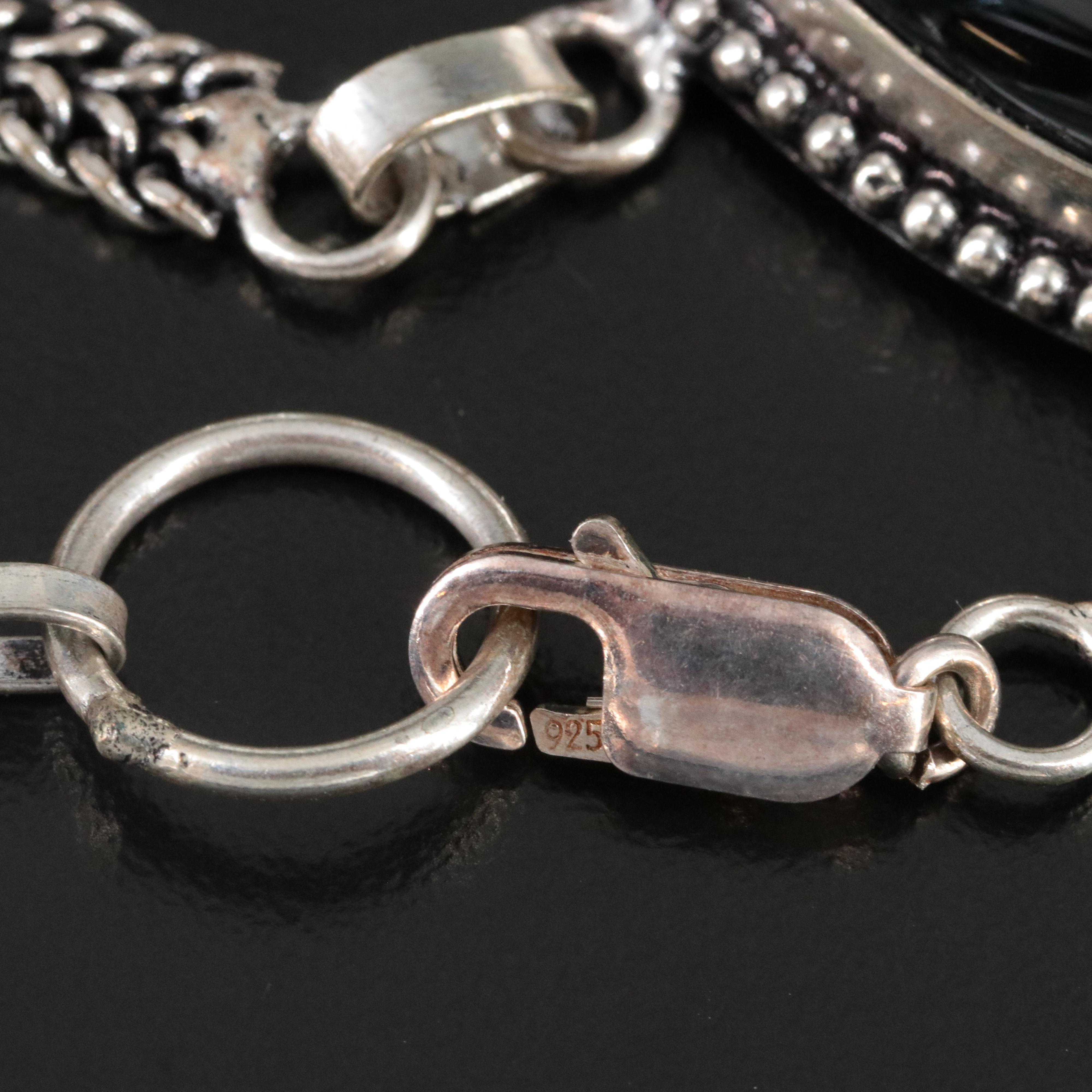 Sterling Black Onyx Bracelet