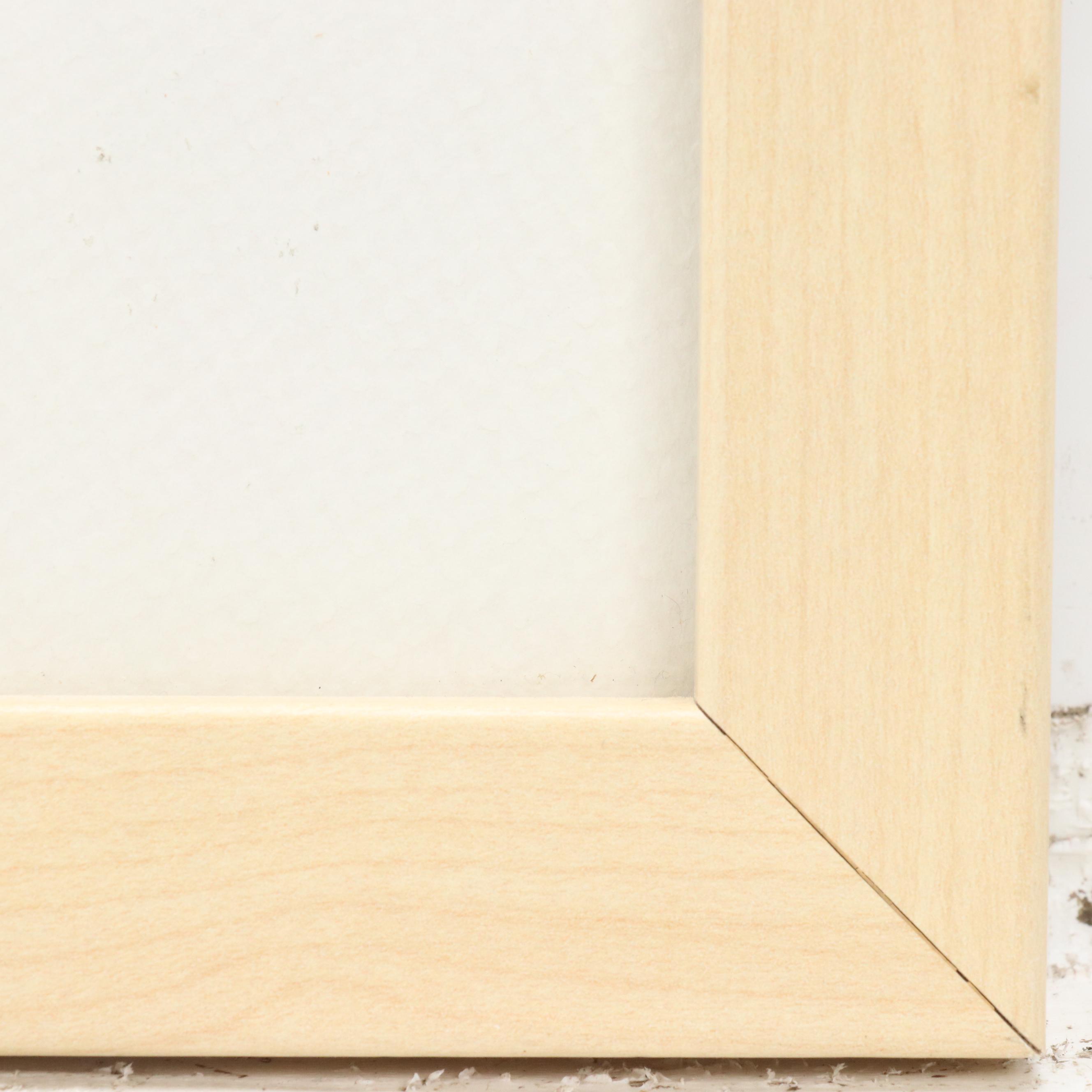 Offset Lithograph of Impressionist Style Pond Landscape