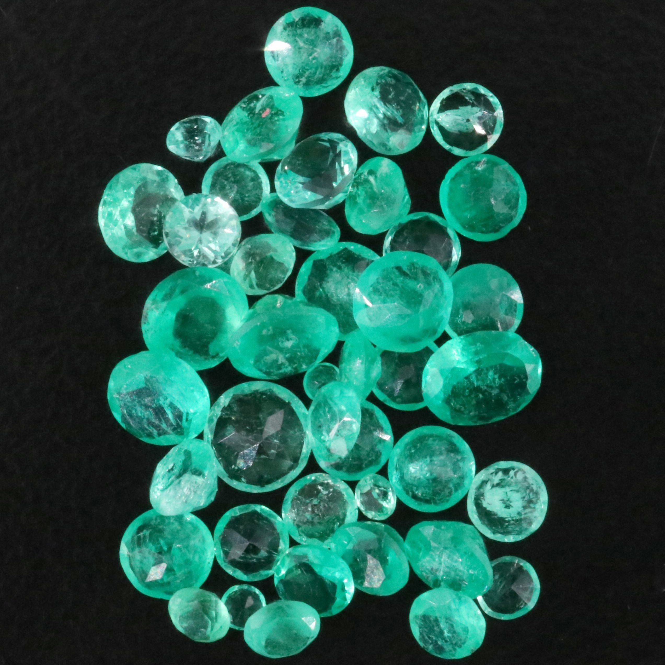 Loose 5.03 CTW Emeralds