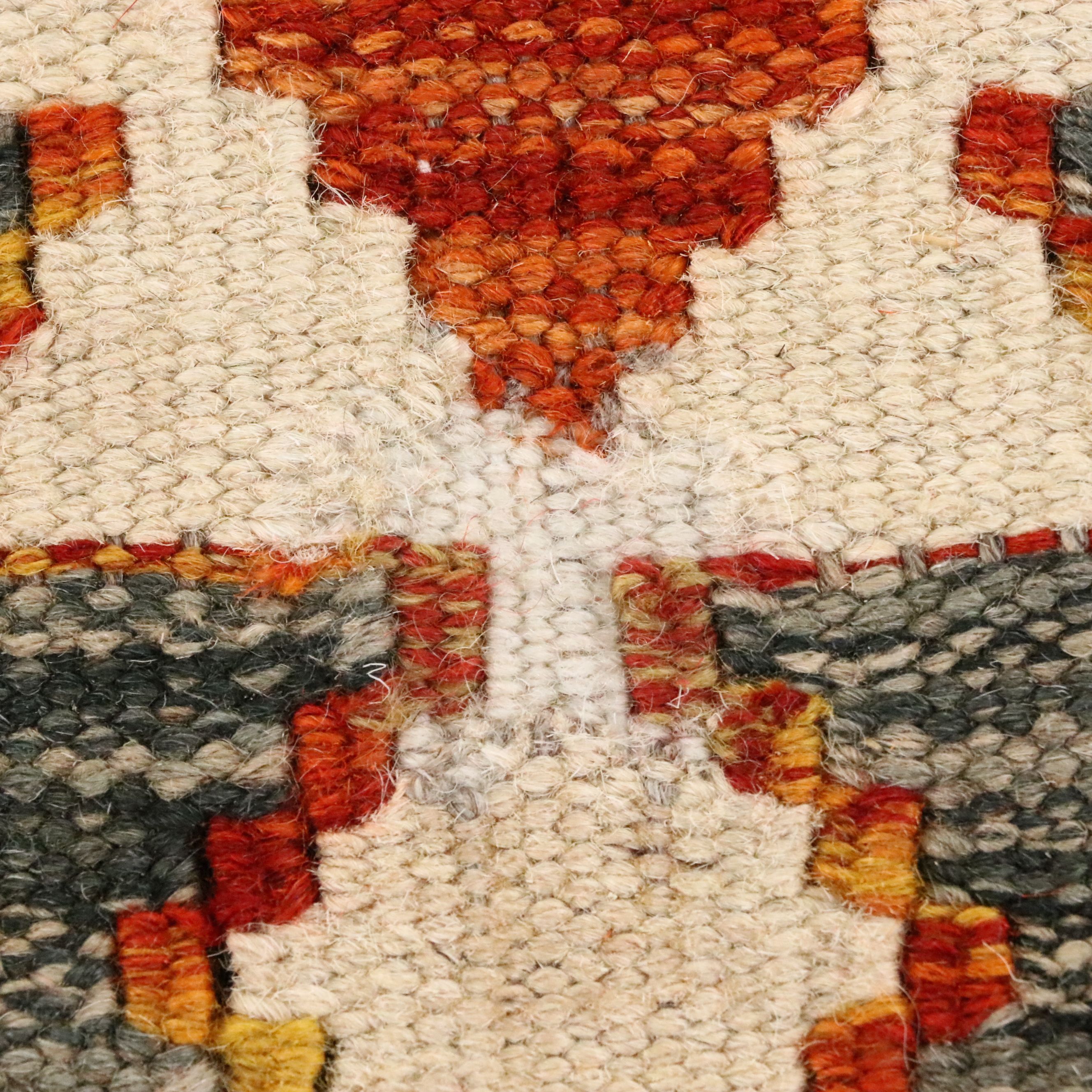 4'9 x 6'8 Handwoven Pakistani Kilim Area Rug