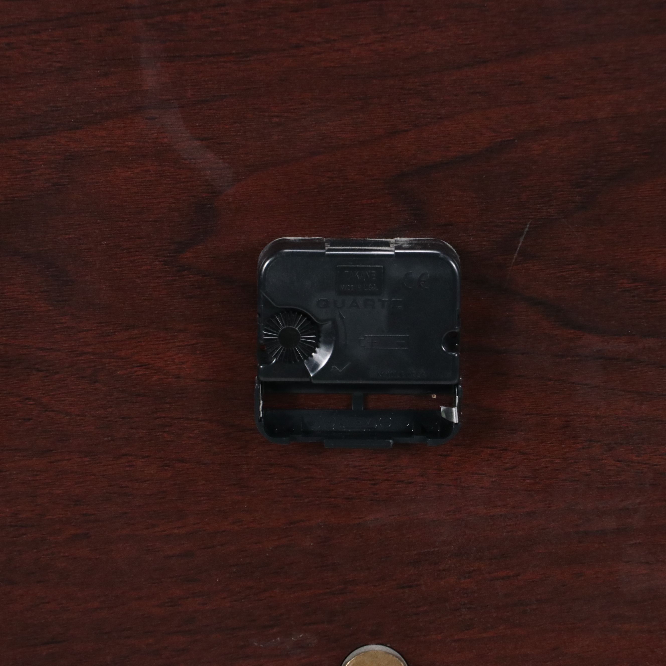 Ceramic Urn Table Lamp with Large Wall Clock and Decorative Containers