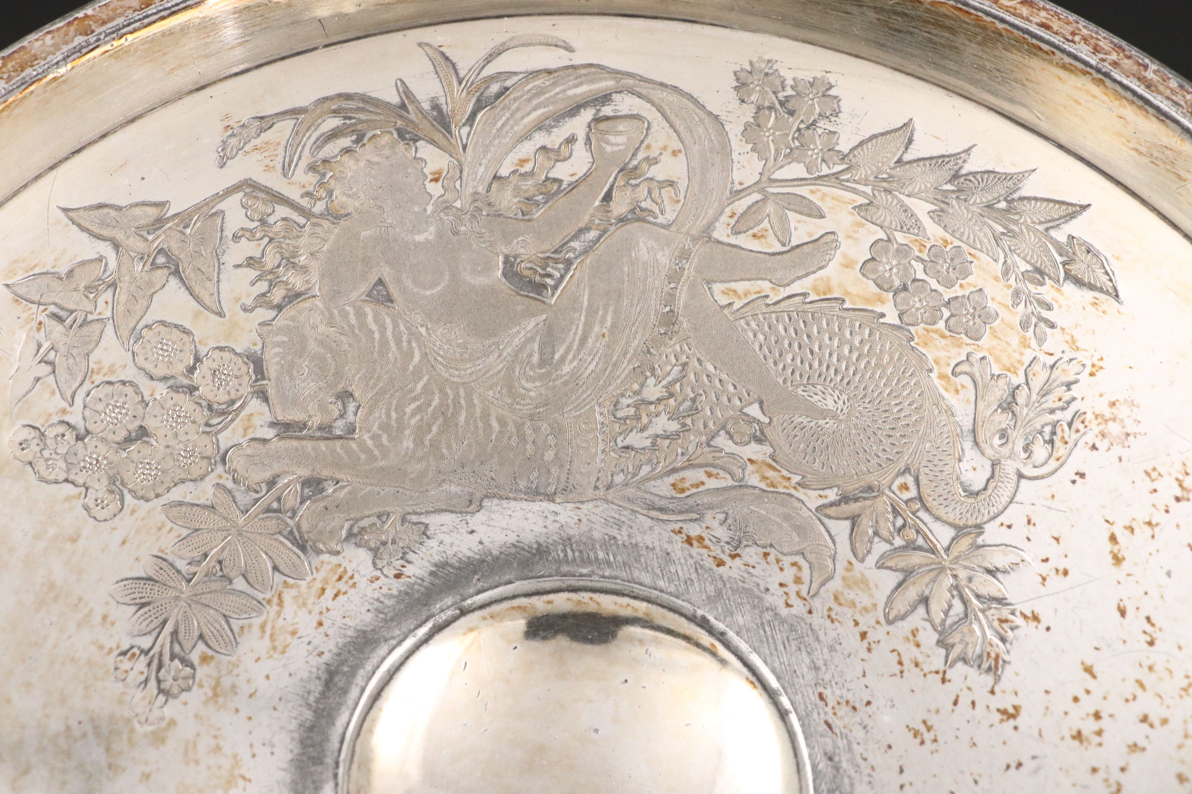 Meridan Silver Plate Compote and More Silver Plate Serveware