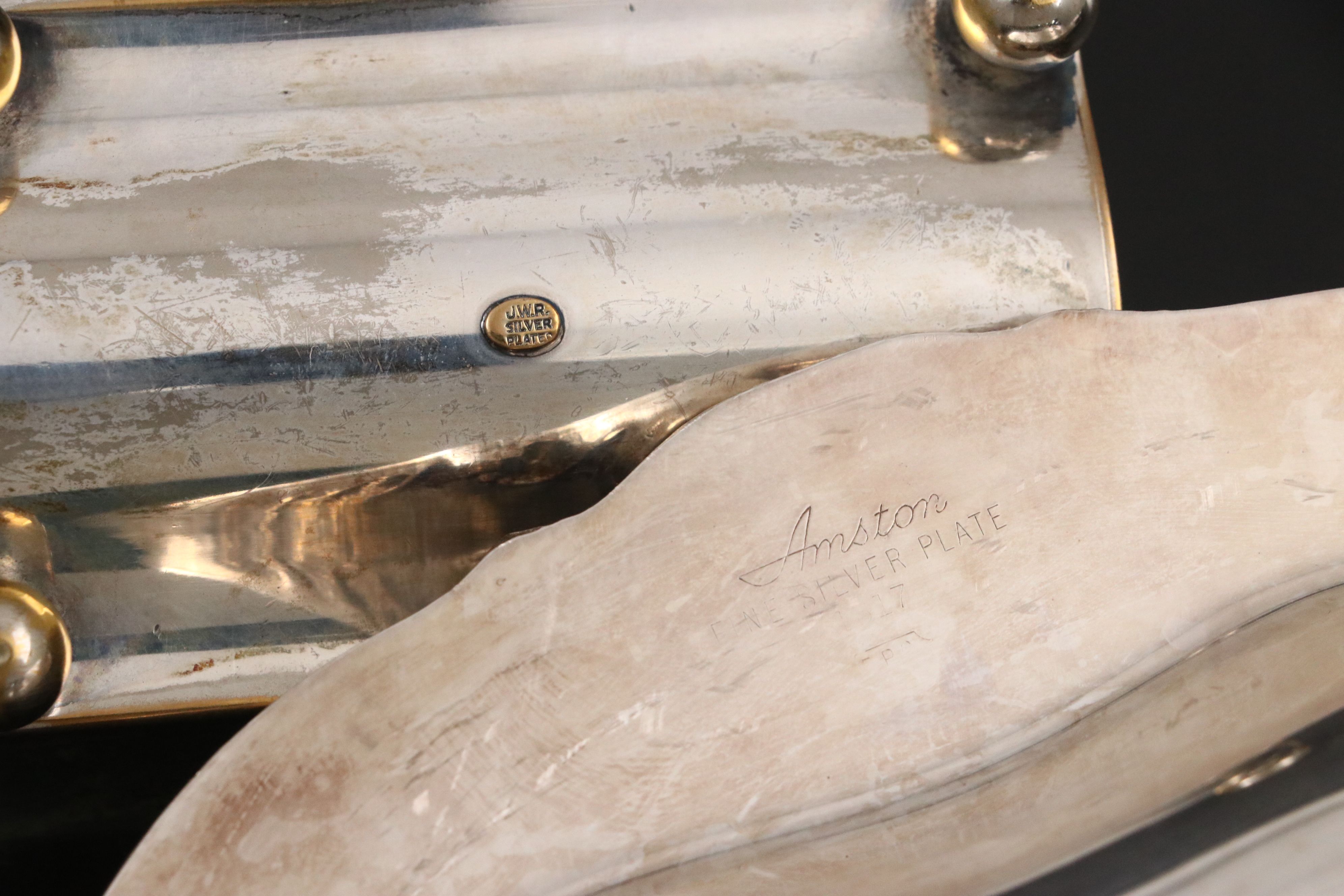 Meridan Silver Plate Compote and More Silver Plate Serveware