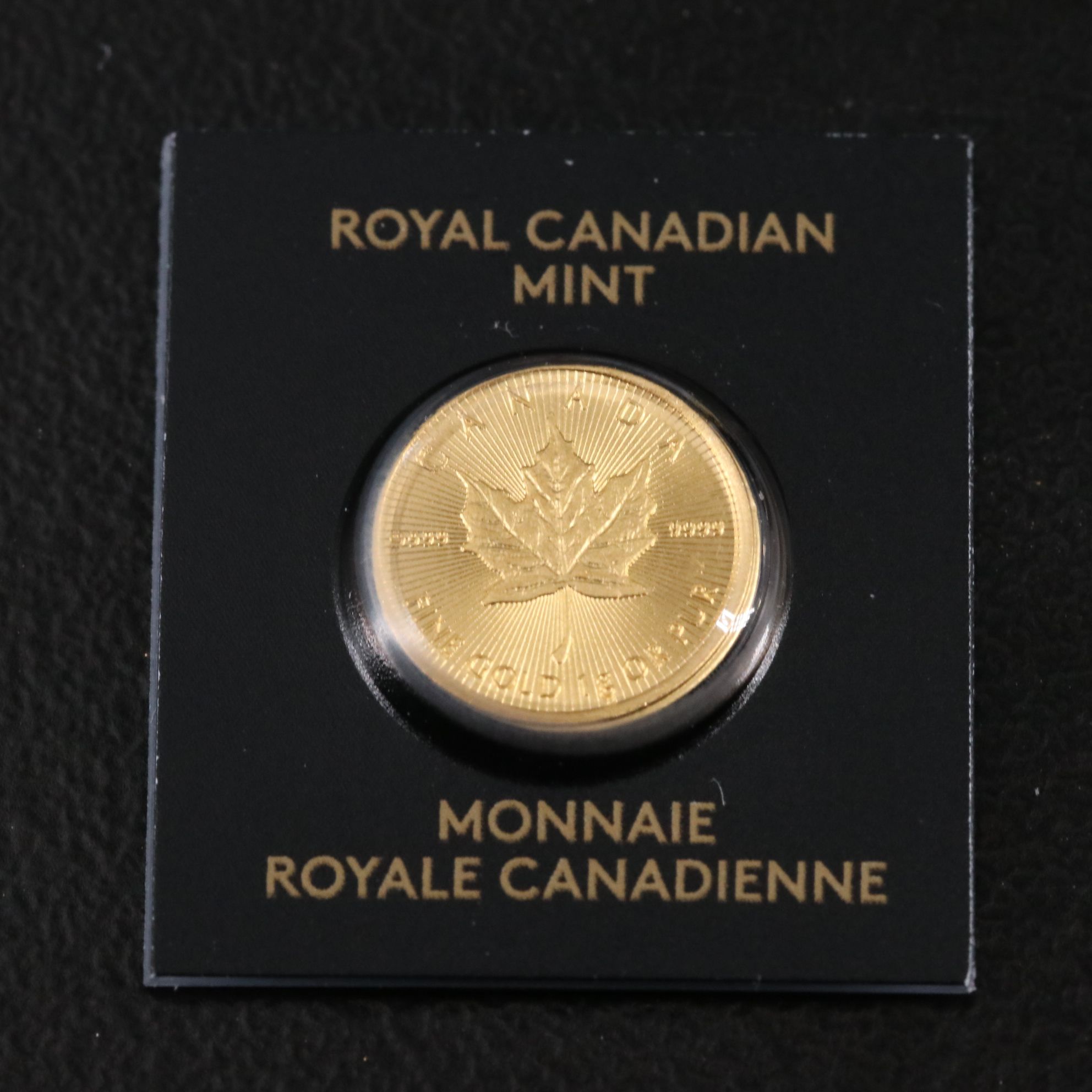 2023 Canada Fifty Cents One Gram Gold Maple Leaf Coin