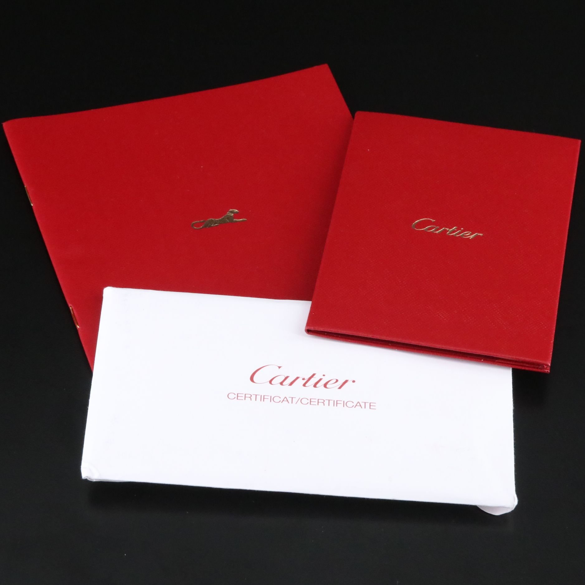 Cartier 1895 Platinum Band with Diamond Accent