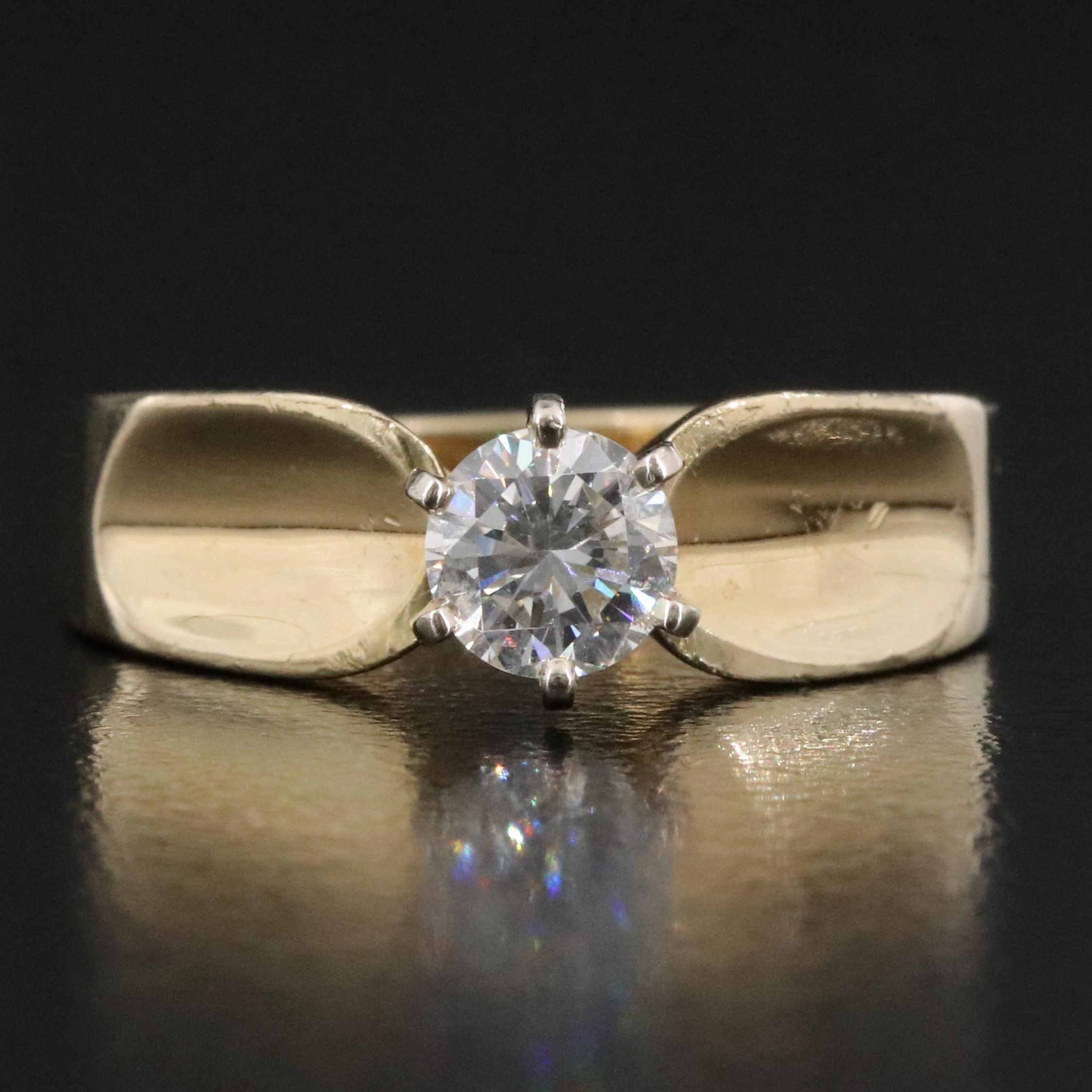 14K 0.57 CT Diamond Ring