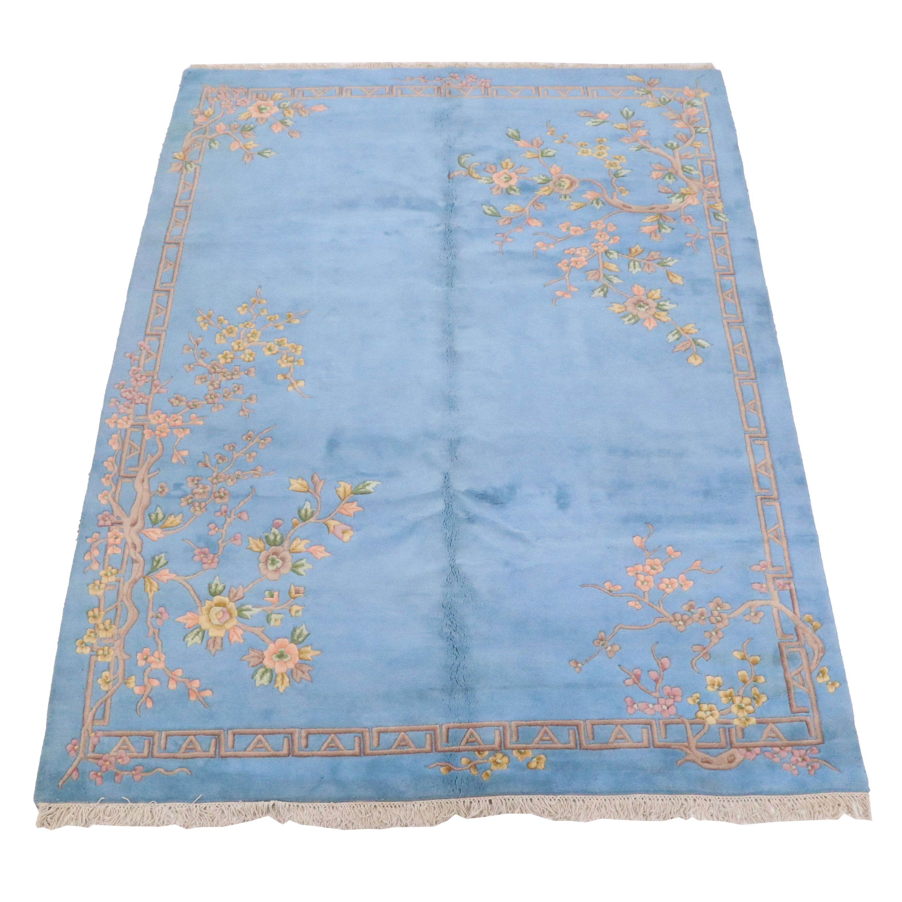 8'4 x 11'7 Hand-Knotted Indo-Chinese Area Rug