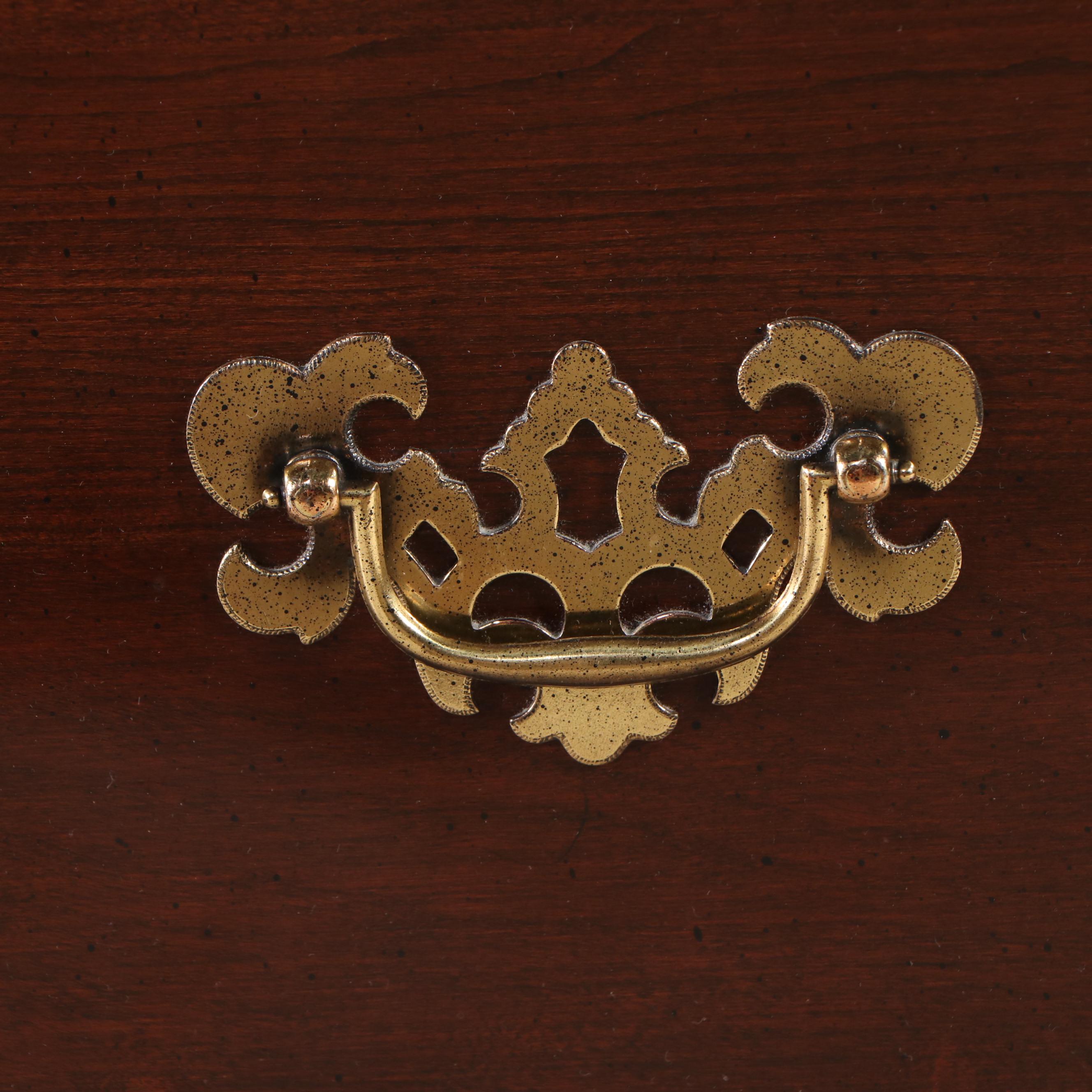 Ethan Allen "Georgian Court" Chippendale Style Cherry Armoire