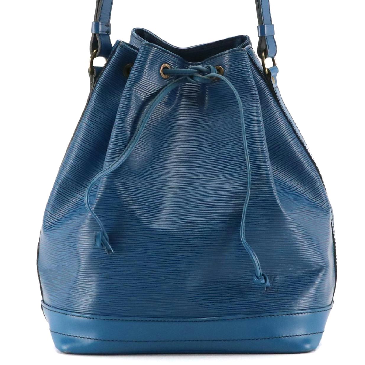 Louis Vuitton Noé Bag in Toledo Blue Epi/Smooth Leather