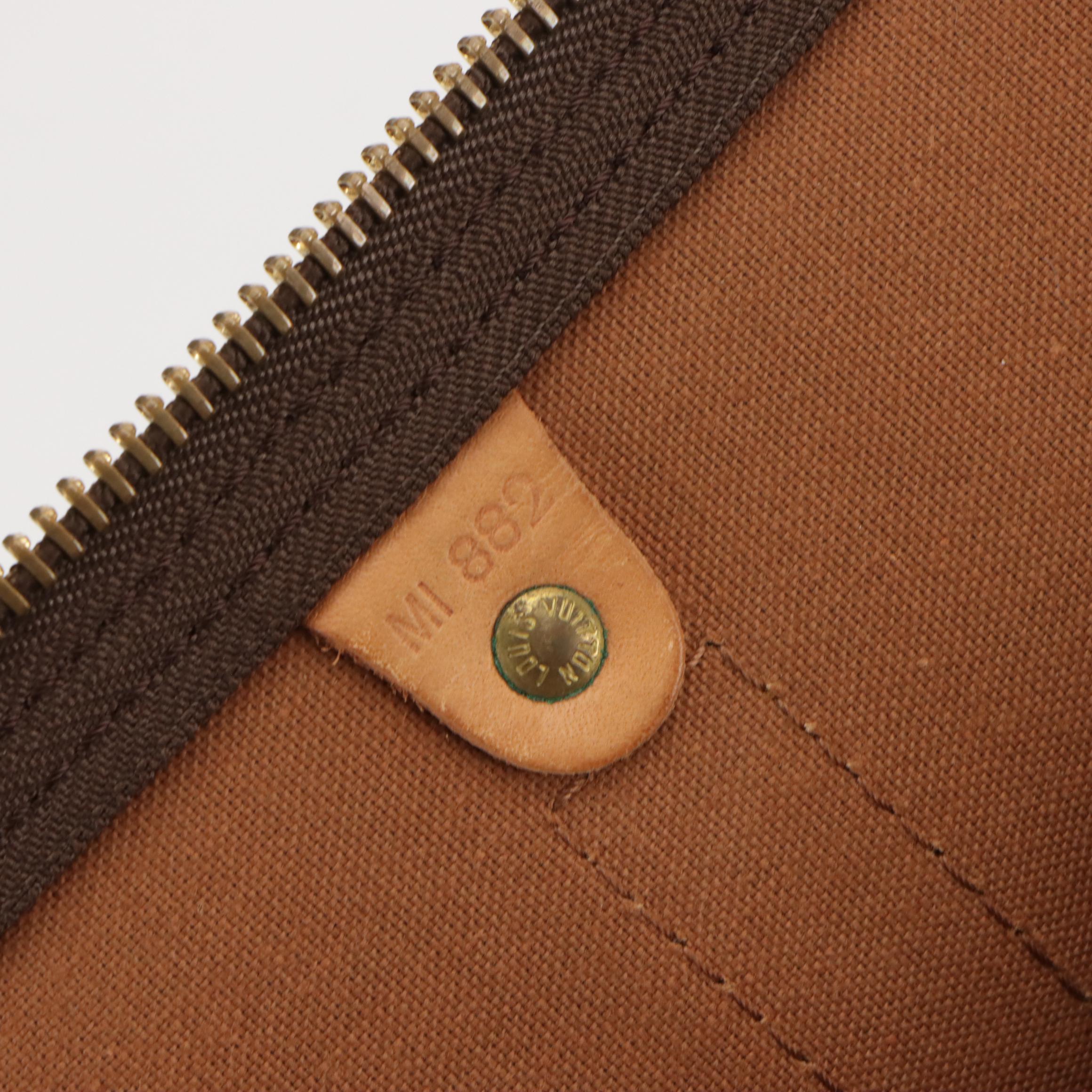 Louis Vuitton Keepall 55 in Monogram Canvas and Vachetta Leather